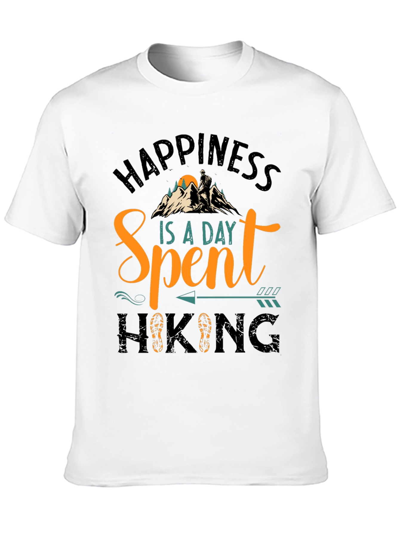 Happiness Is A Day Spent Hiking T-Shirt