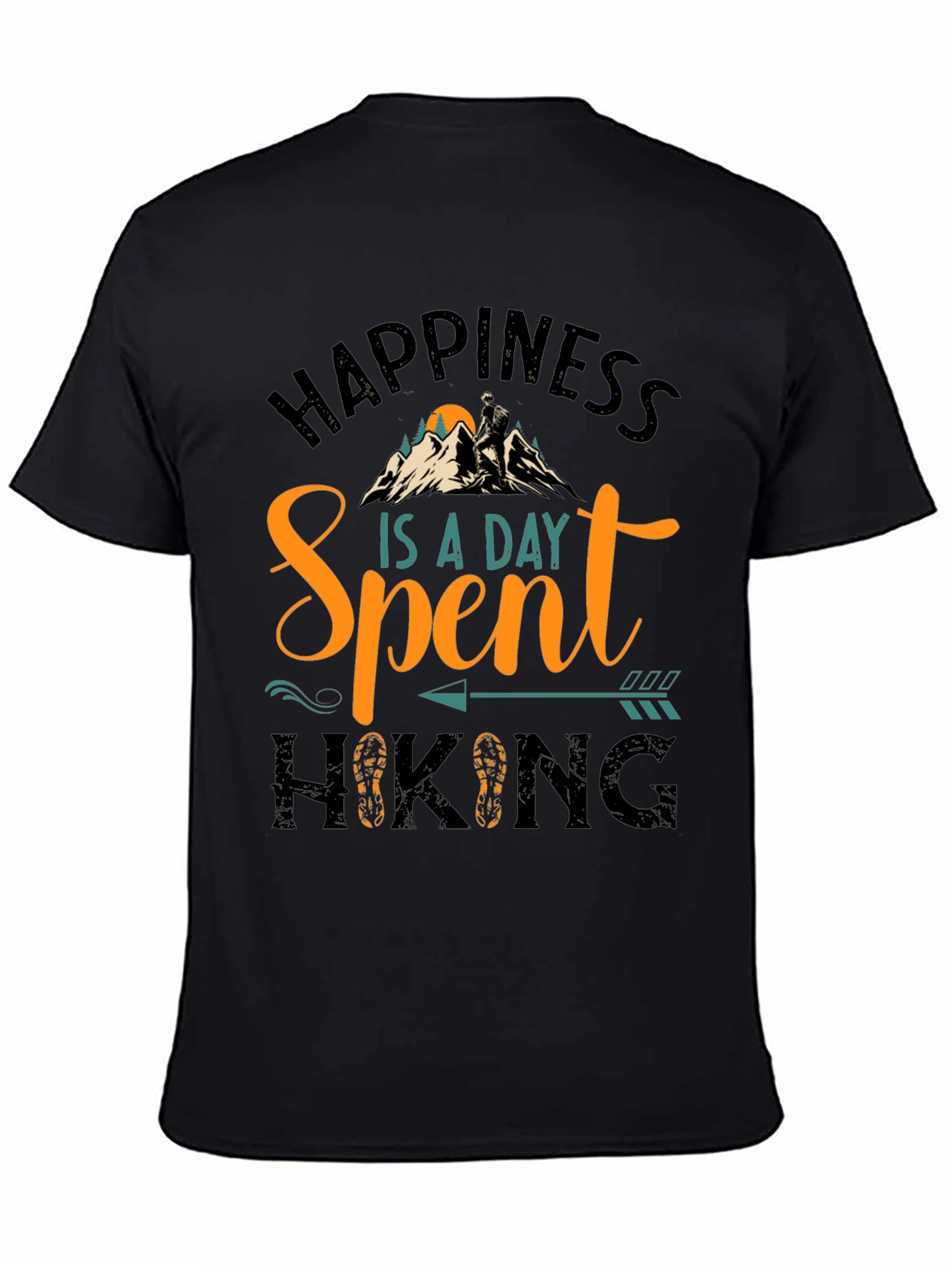 Happiness Is A Day Spent Hiking T-Shirt