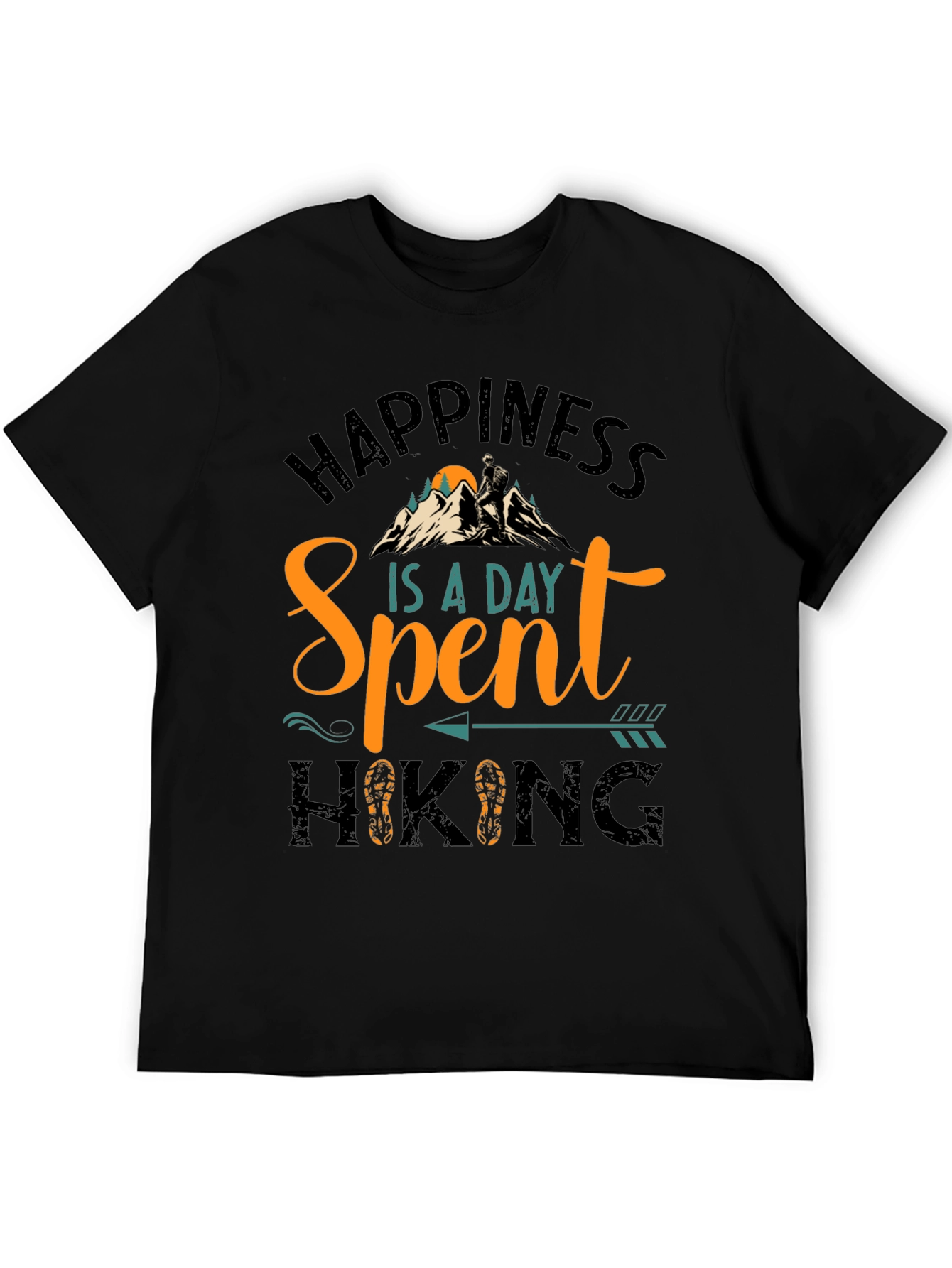 Happiness Is A Day Spent Hiking T-Shirt