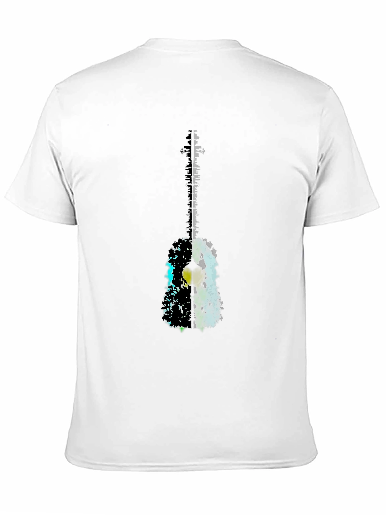 Guitar Graphic Black T-Shirt