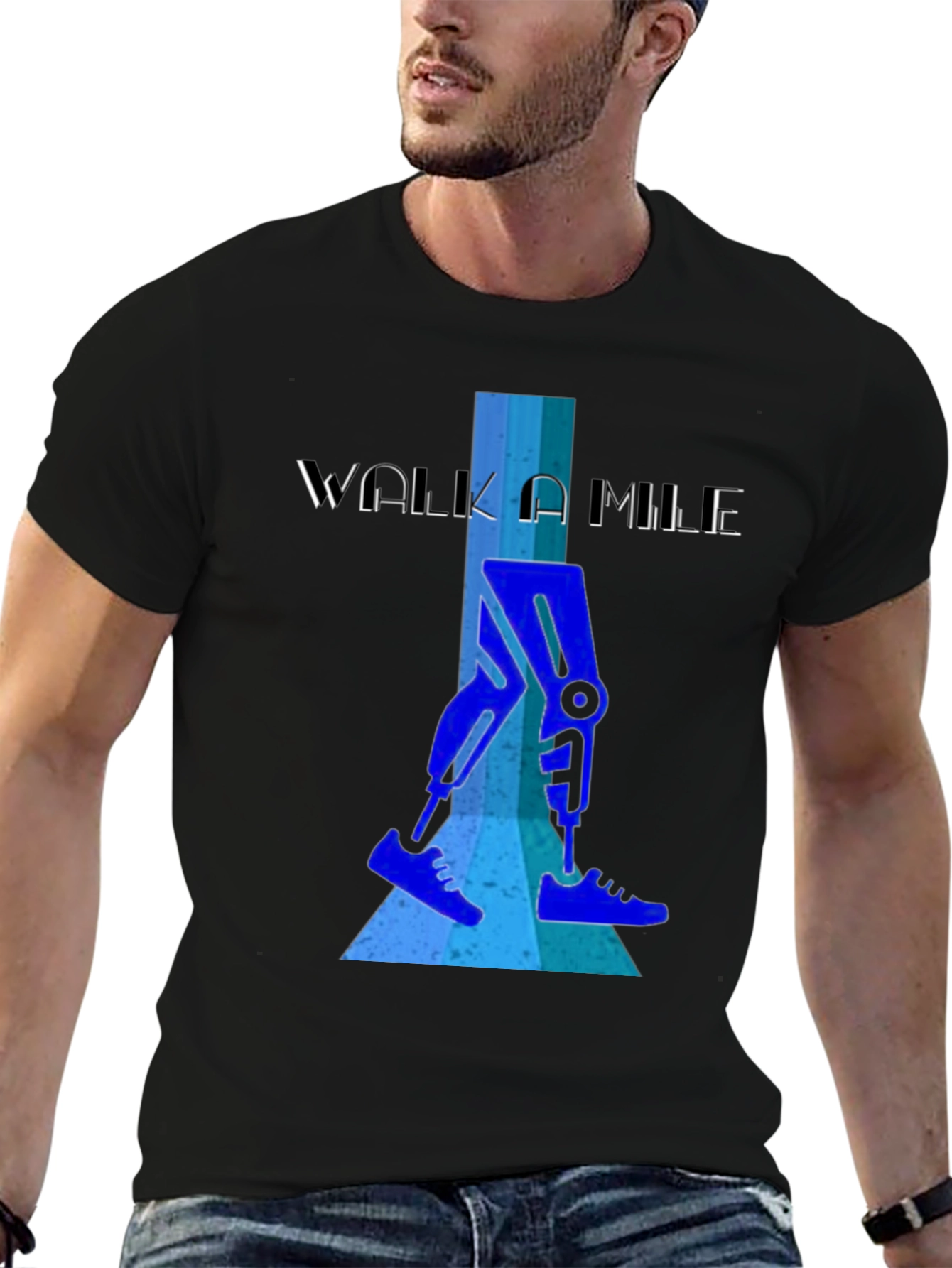 Walk A Mile Graphic Tee