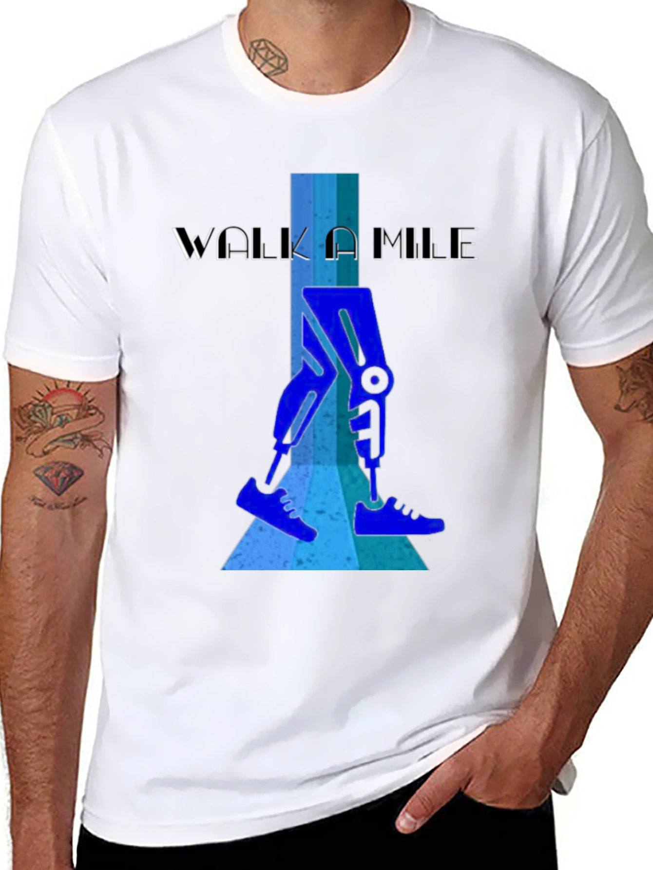 Walk A Mile Graphic Tee