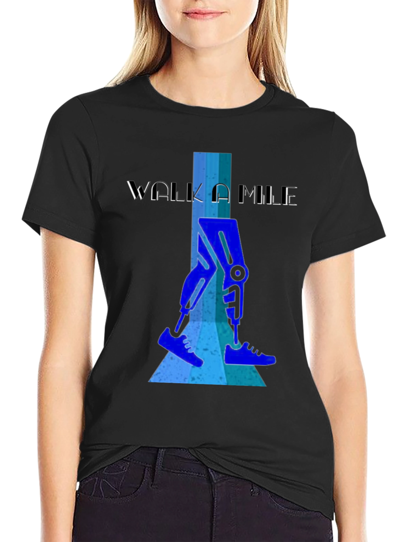 Walk A Mile Graphic Tee
