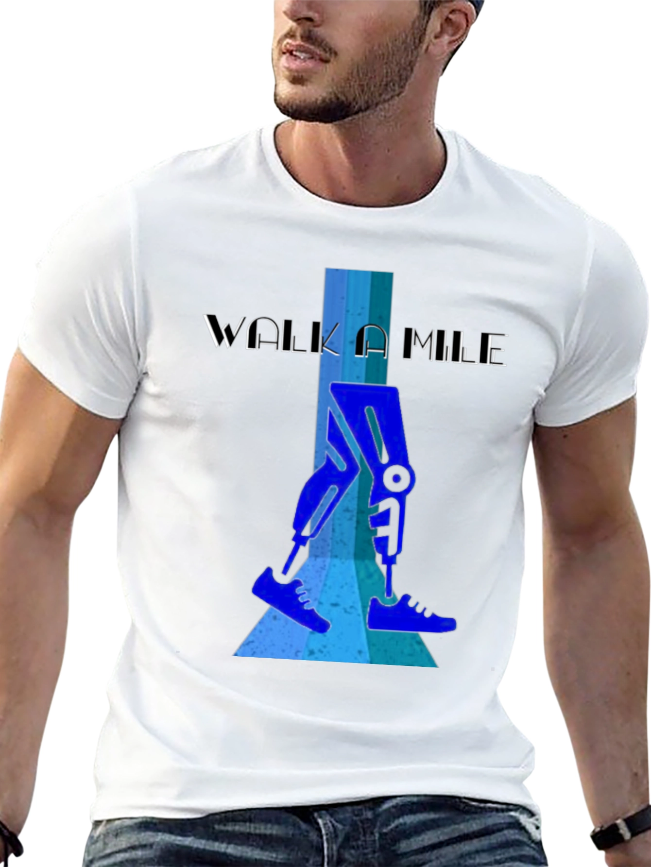Walk A Mile Graphic Tee
