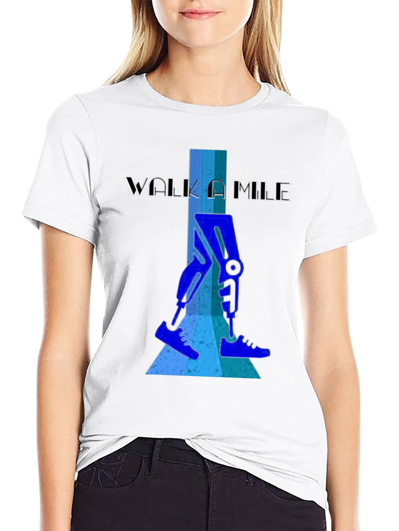 Walk A Mile Graphic Tee