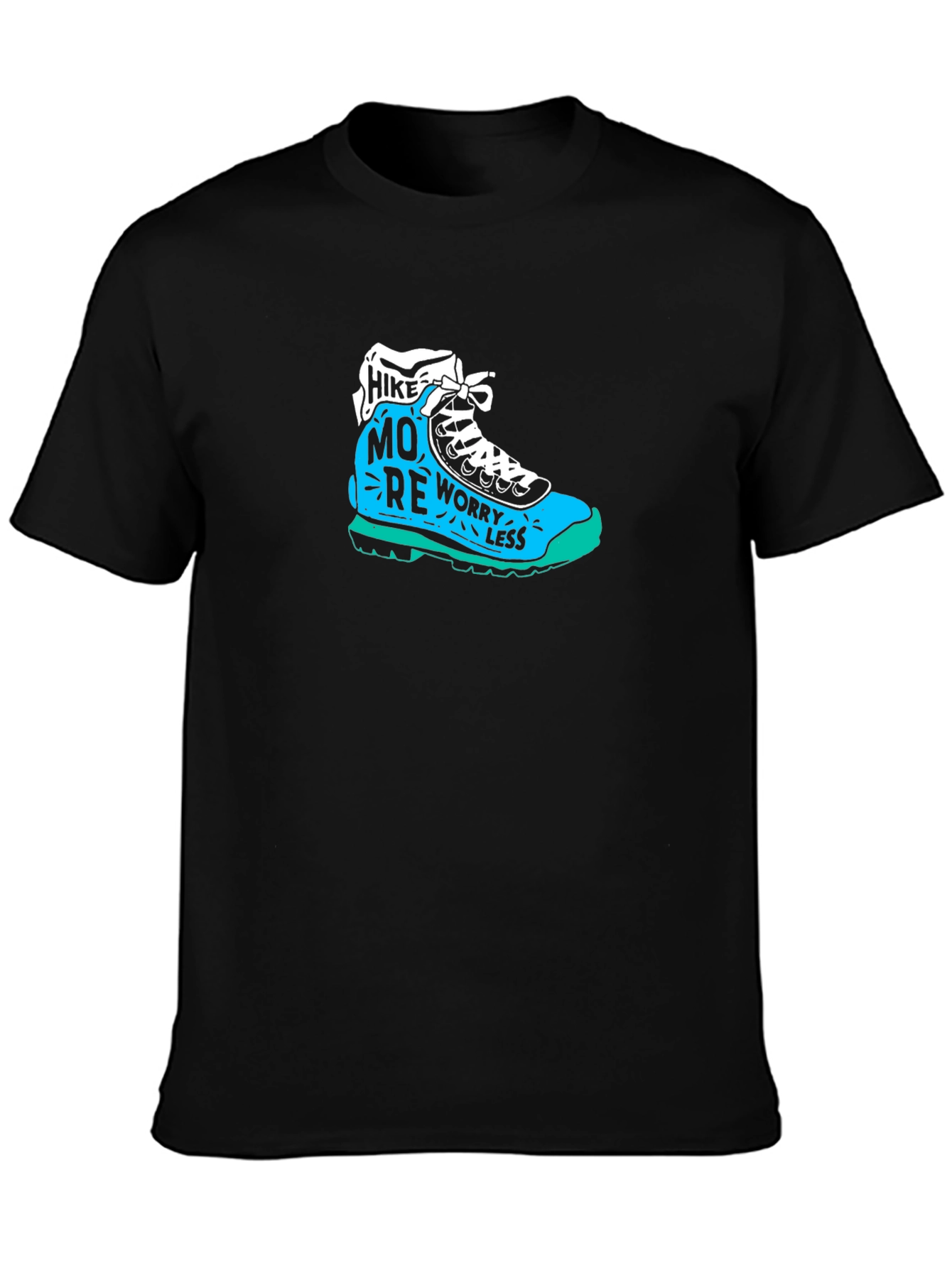 Hike More Worry Less Graphic T-Shirt
