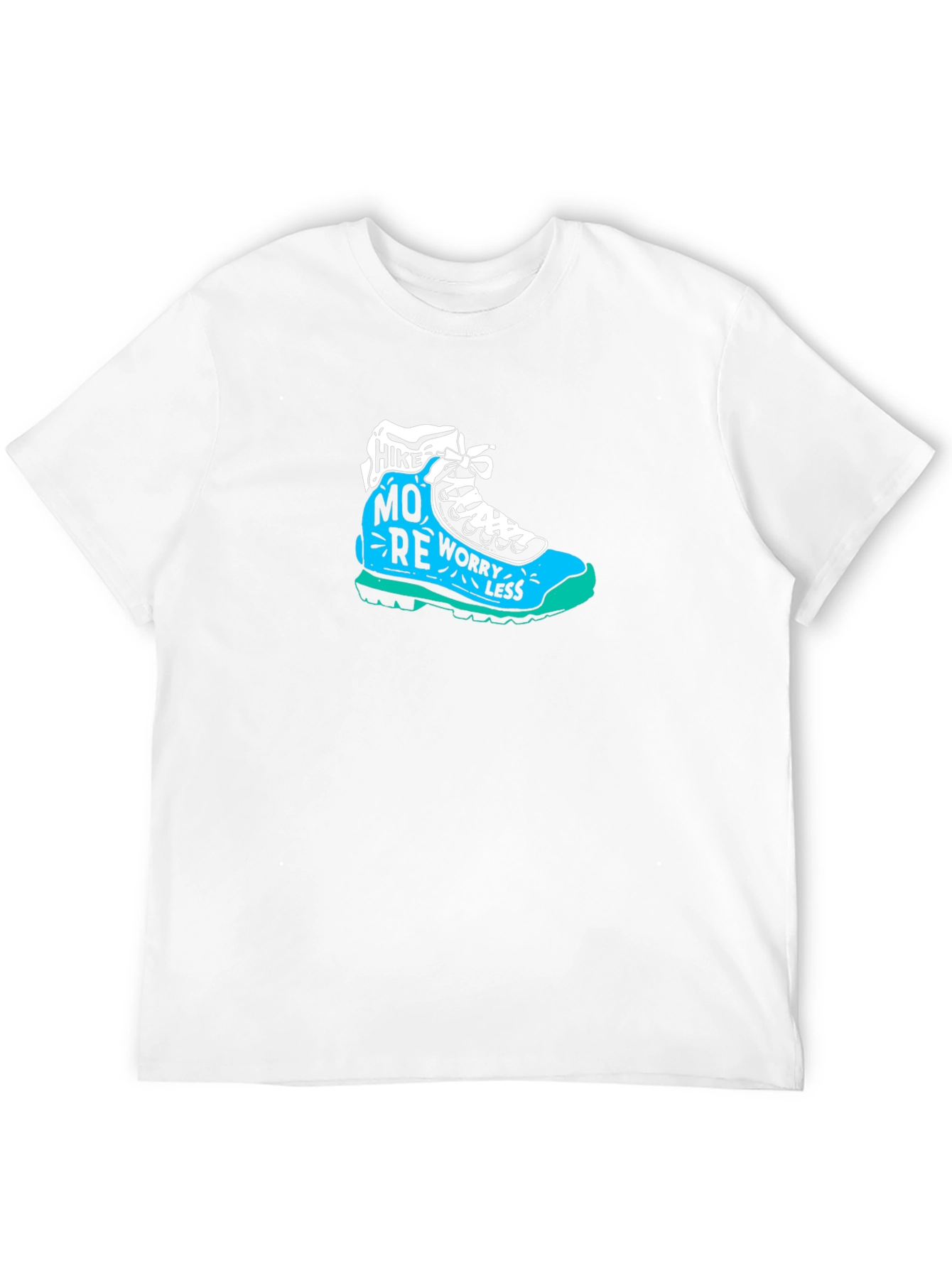 Hike More Worry Less Graphic T-Shirt
