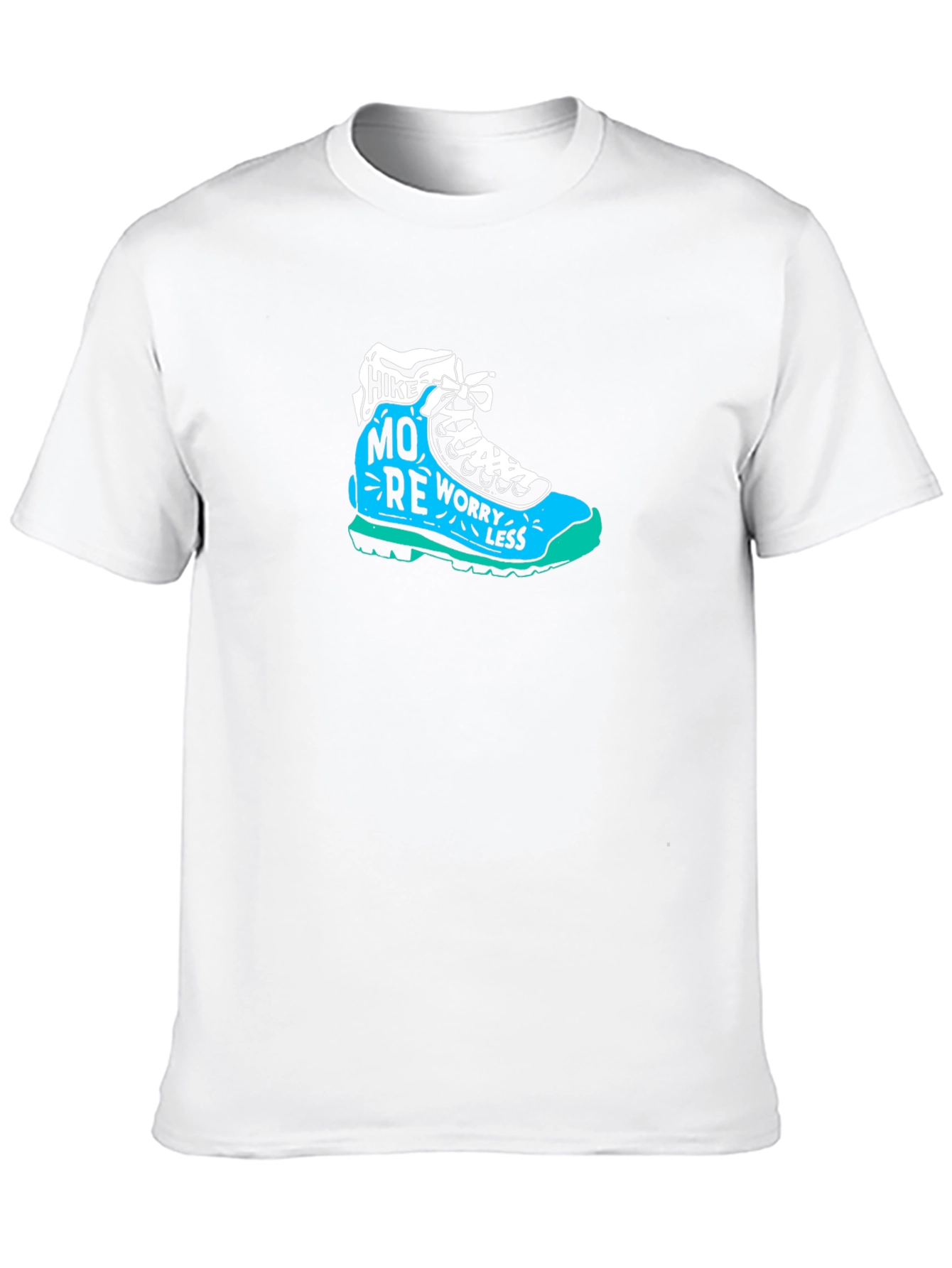 Hike More Worry Less Graphic T-Shirt