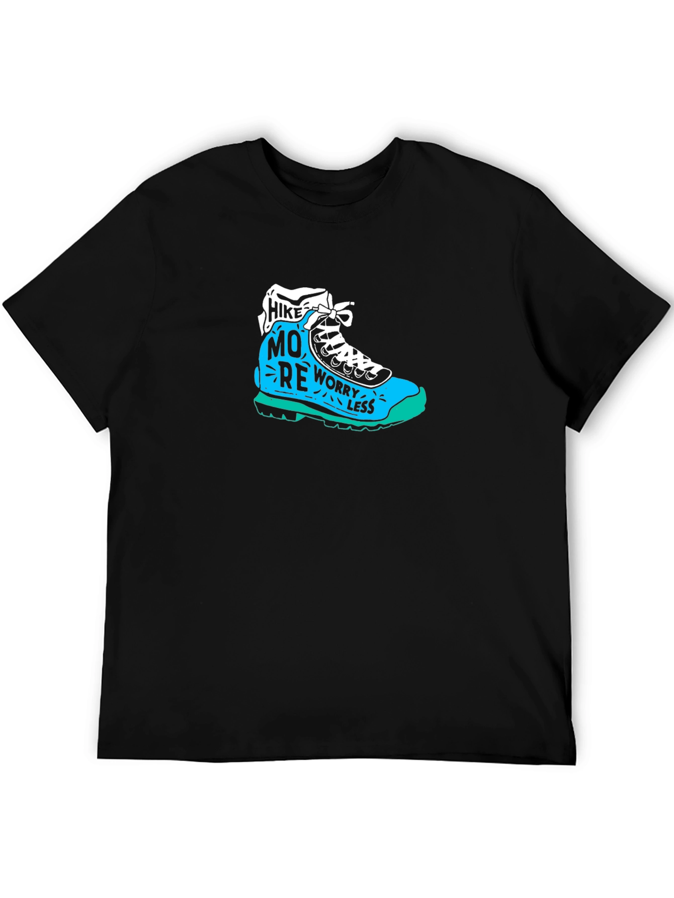 Hike More Worry Less Graphic T-Shirt