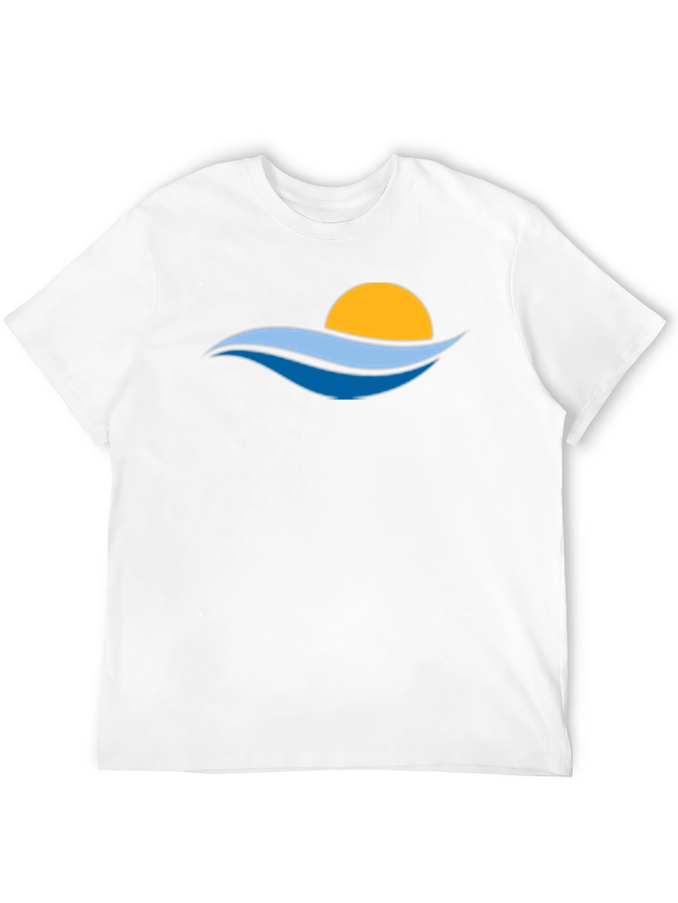 Sunset Waves Graphic Tee - Stylish Black T-Shirt