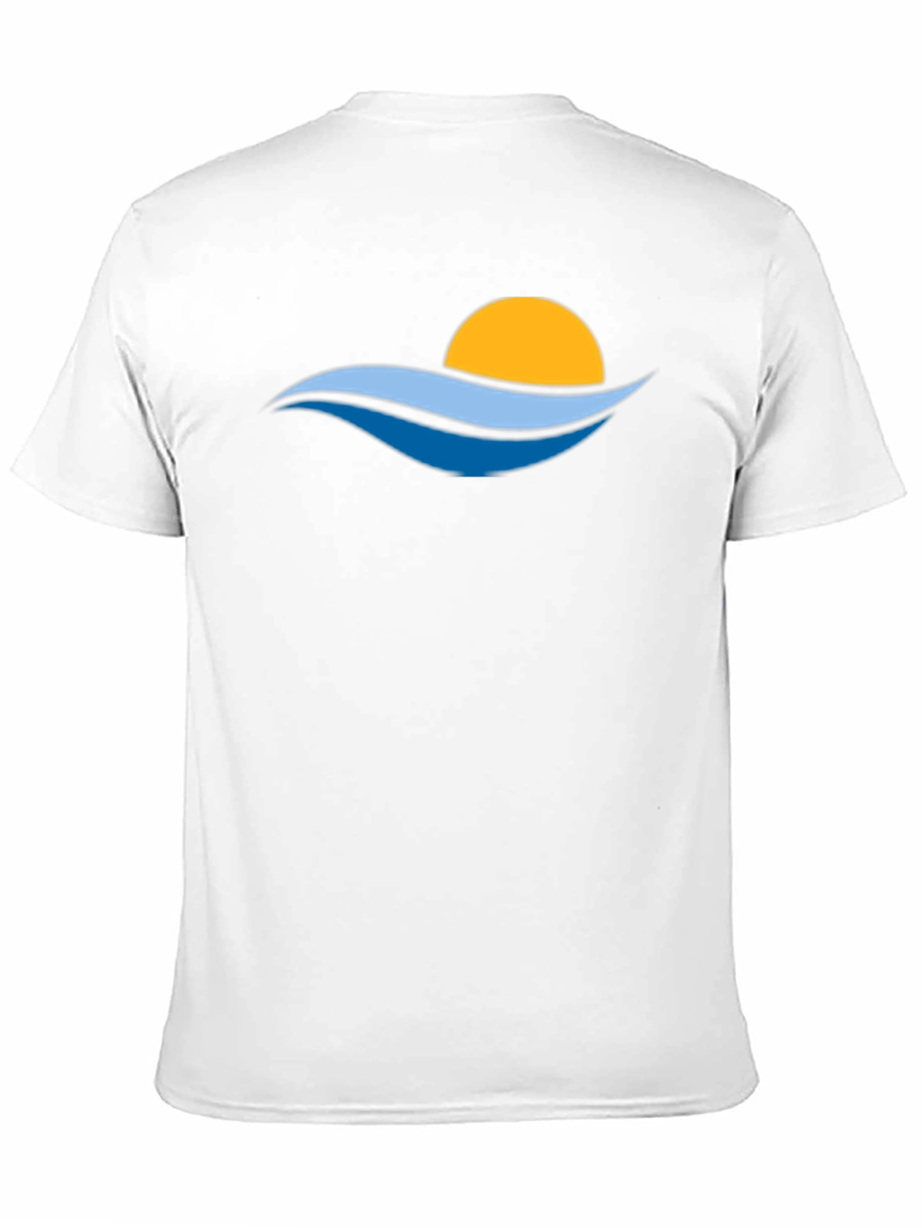 Sunset Waves Graphic Tee - Stylish Black T-Shirt