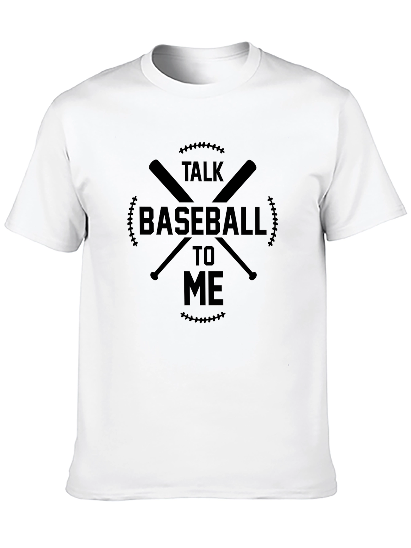 Talk Baseball To Me Graphic Tee - Classic Fit
