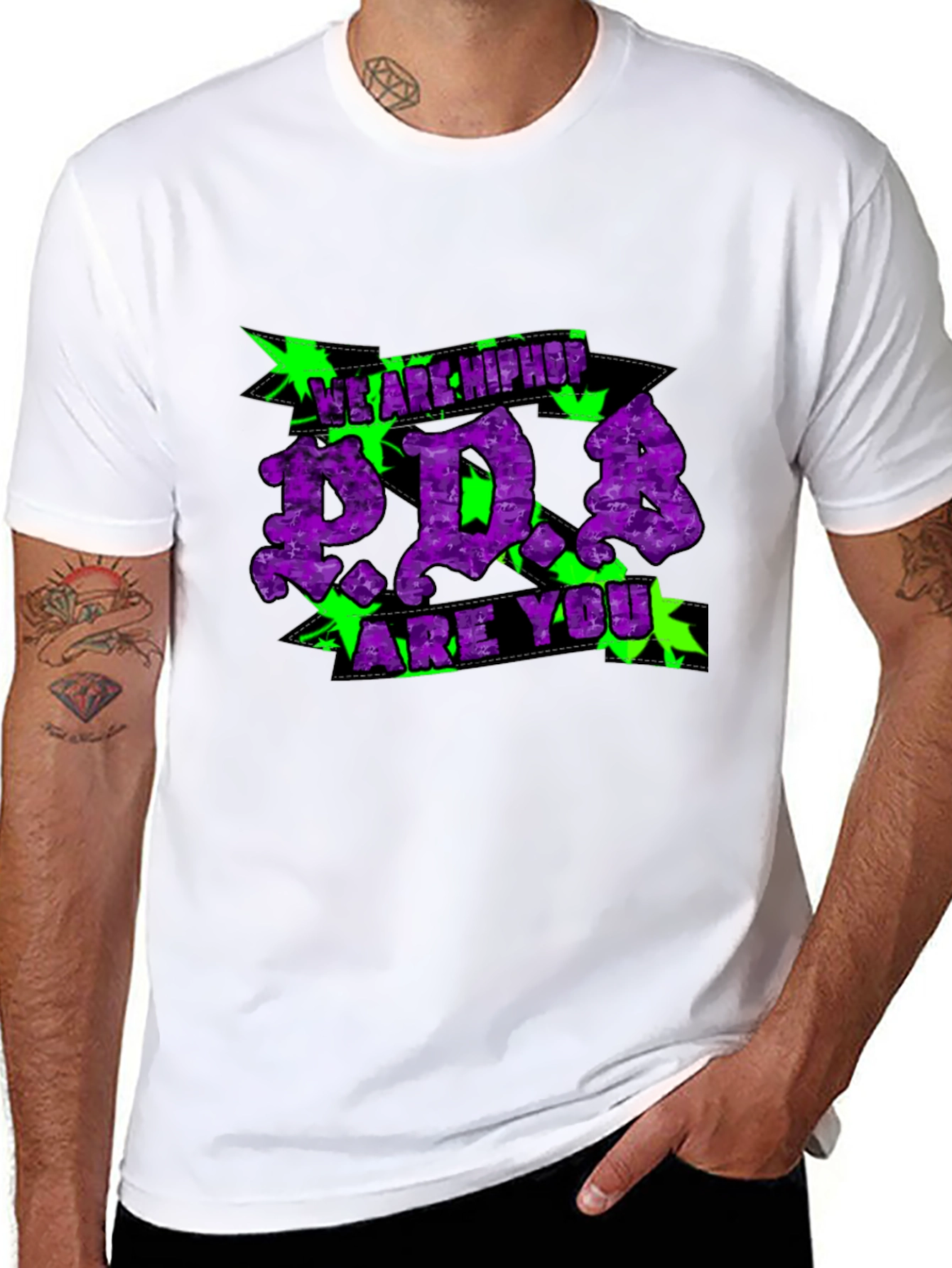 We Are Hip Hop P.D.A. Graphic T-Shirt