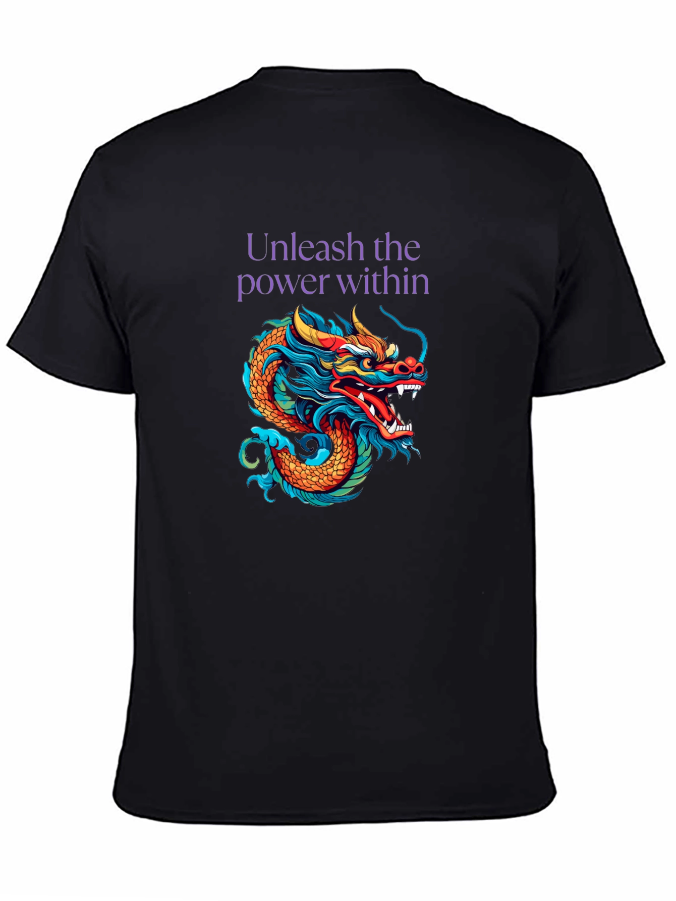 Unleash the Dragon Black Graphic Tee