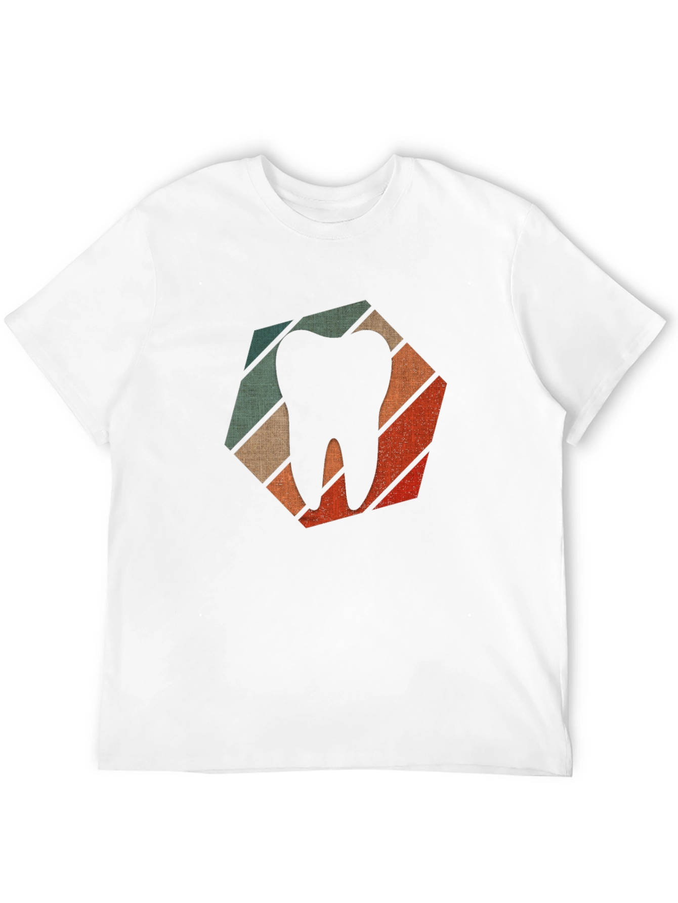 Retro Dentist Tooth Graphic T-Shirt - Black