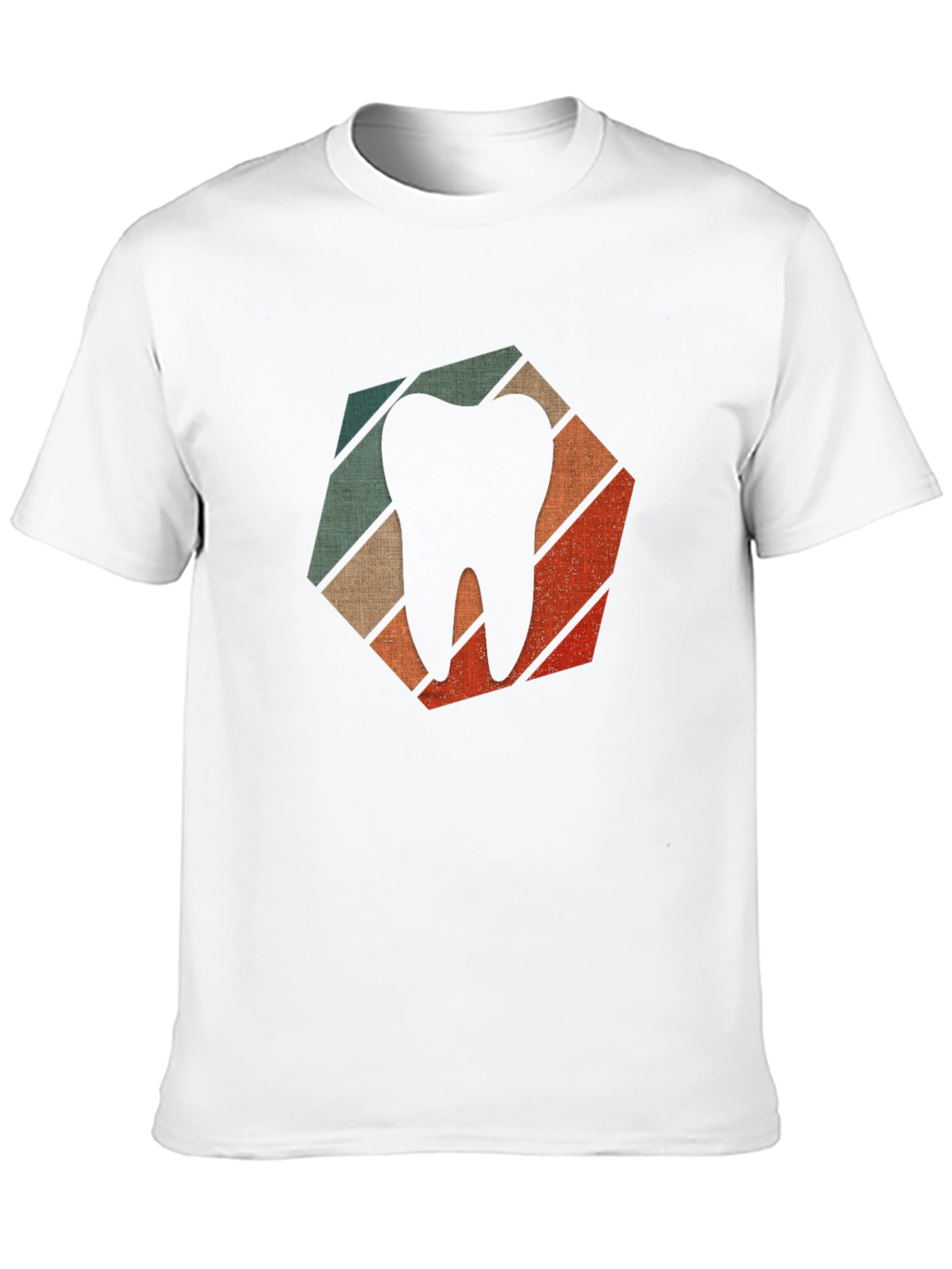 Retro Dentist Tooth Graphic T-Shirt - Black