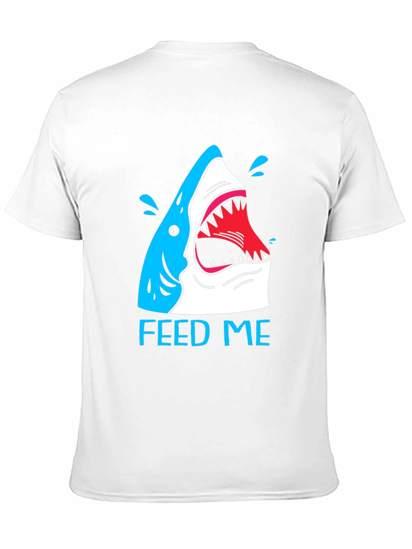 Feed Me Shark T-Shirt - Funny Graphic Tee
