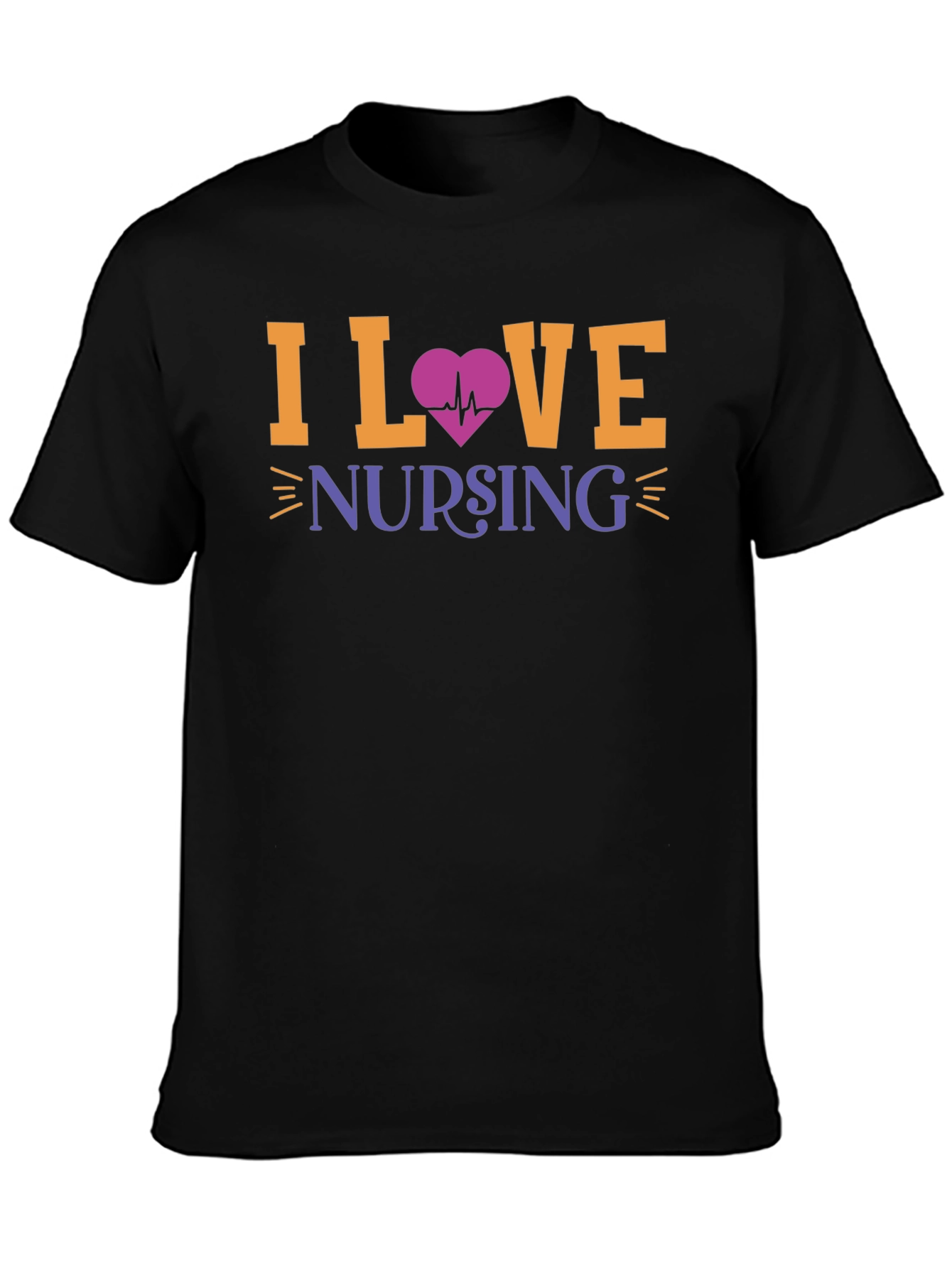 I Love Nursing Graphic T-Shirt