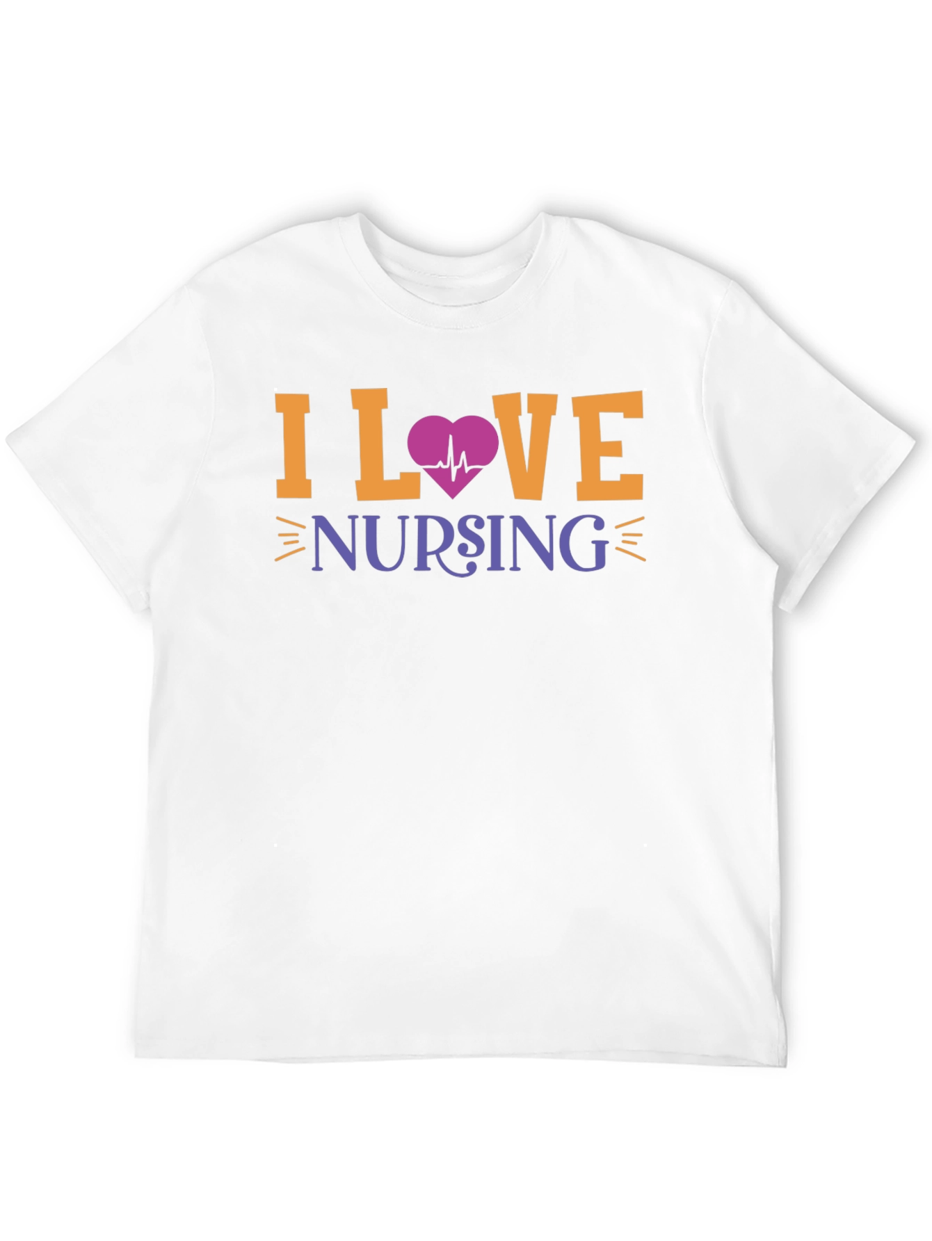 I Love Nursing Graphic T-Shirt