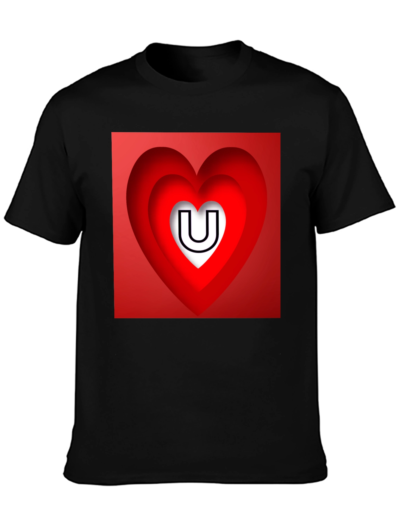 Heart U Graphic Tee - Stylish and Unique