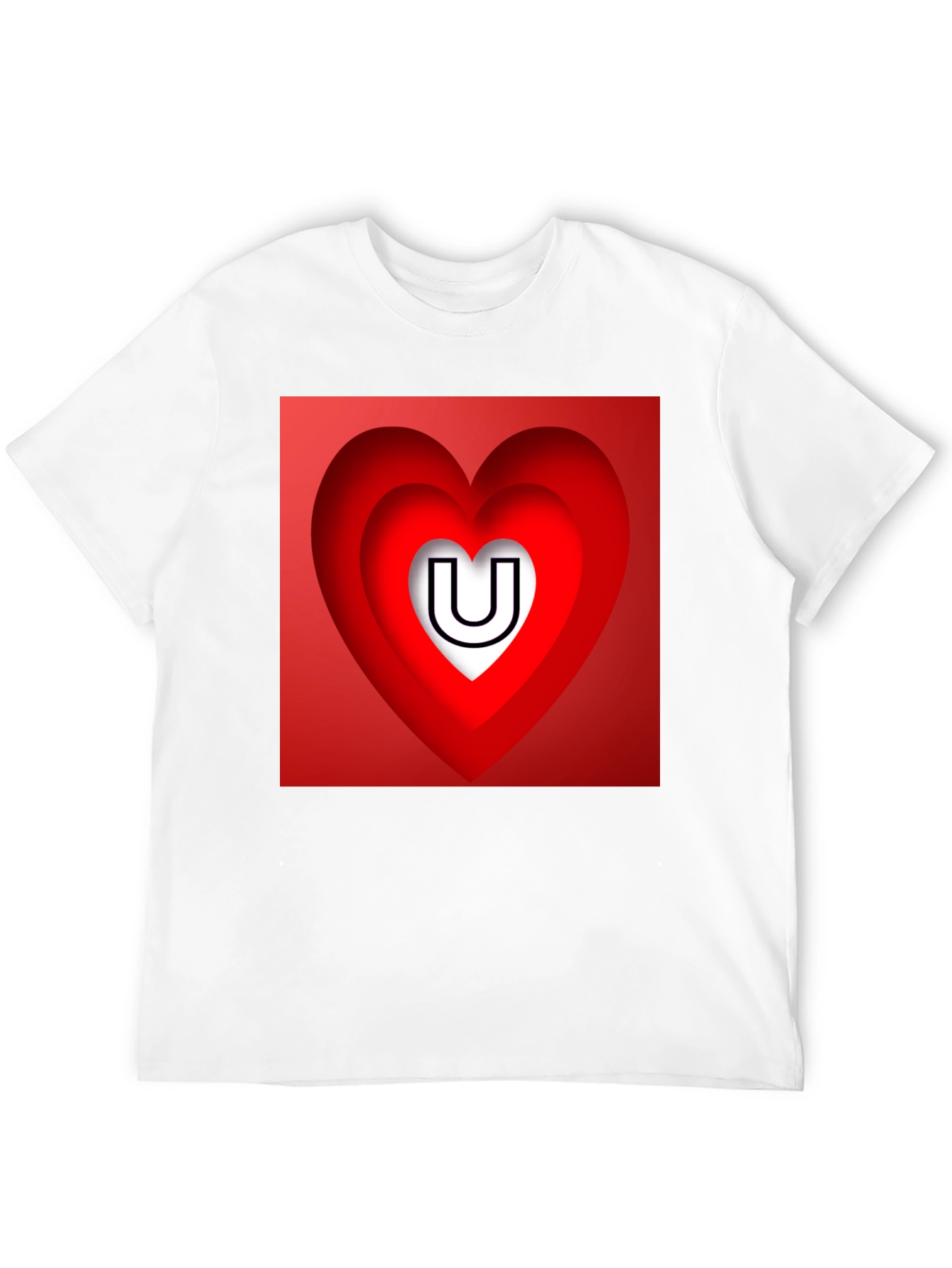 Heart U Graphic Tee - Stylish and Unique