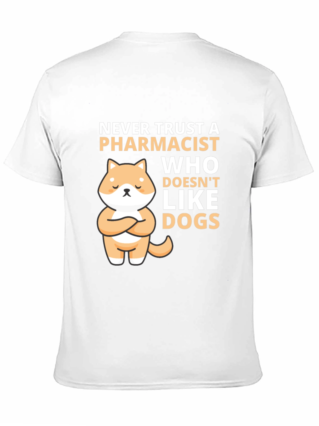 Pharmacist & Dog Lover T-Shirt: Cute Shiba Inu Design