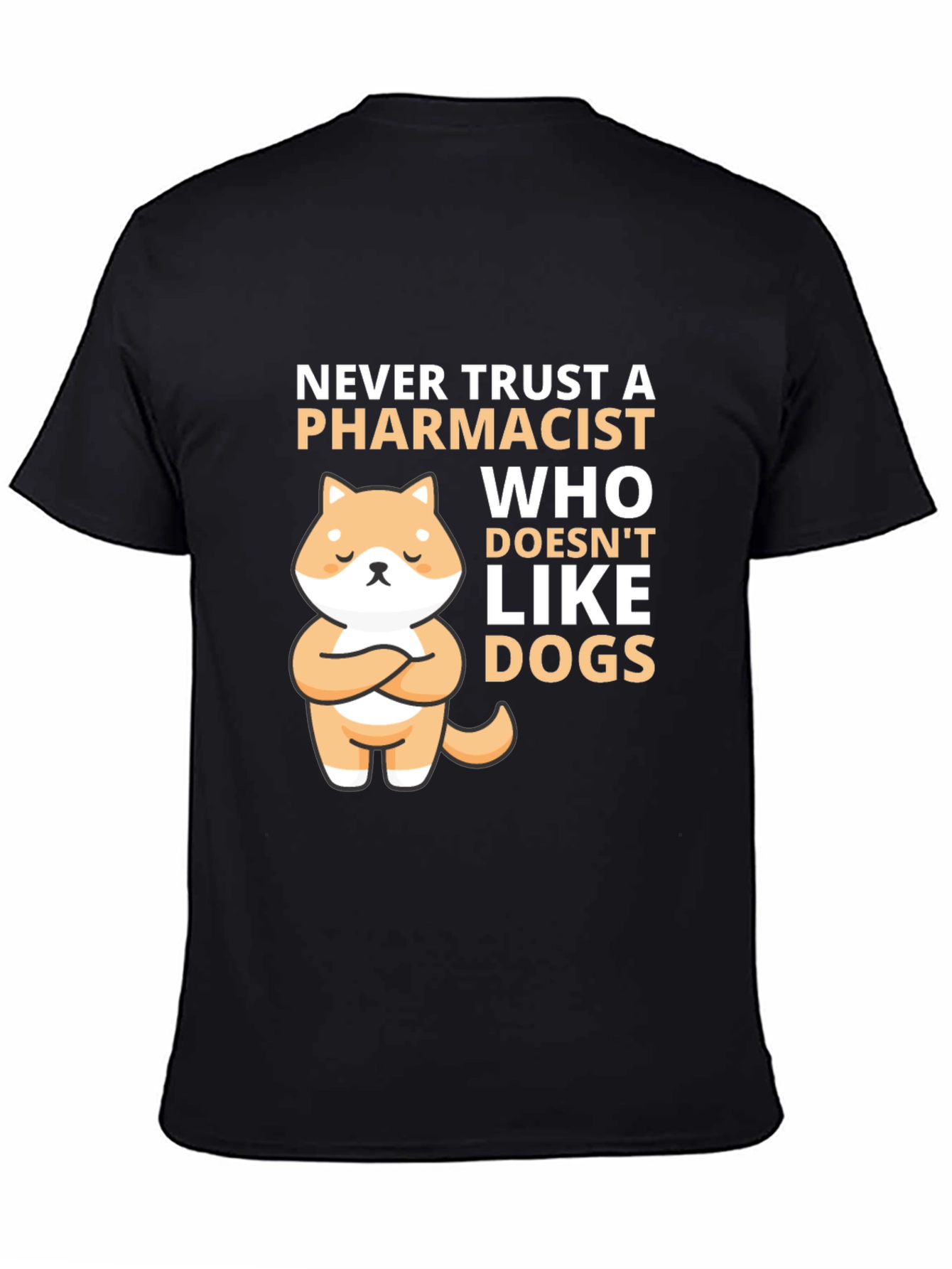 Pharmacist & Dog Lover T-Shirt: Cute Shiba Inu Design