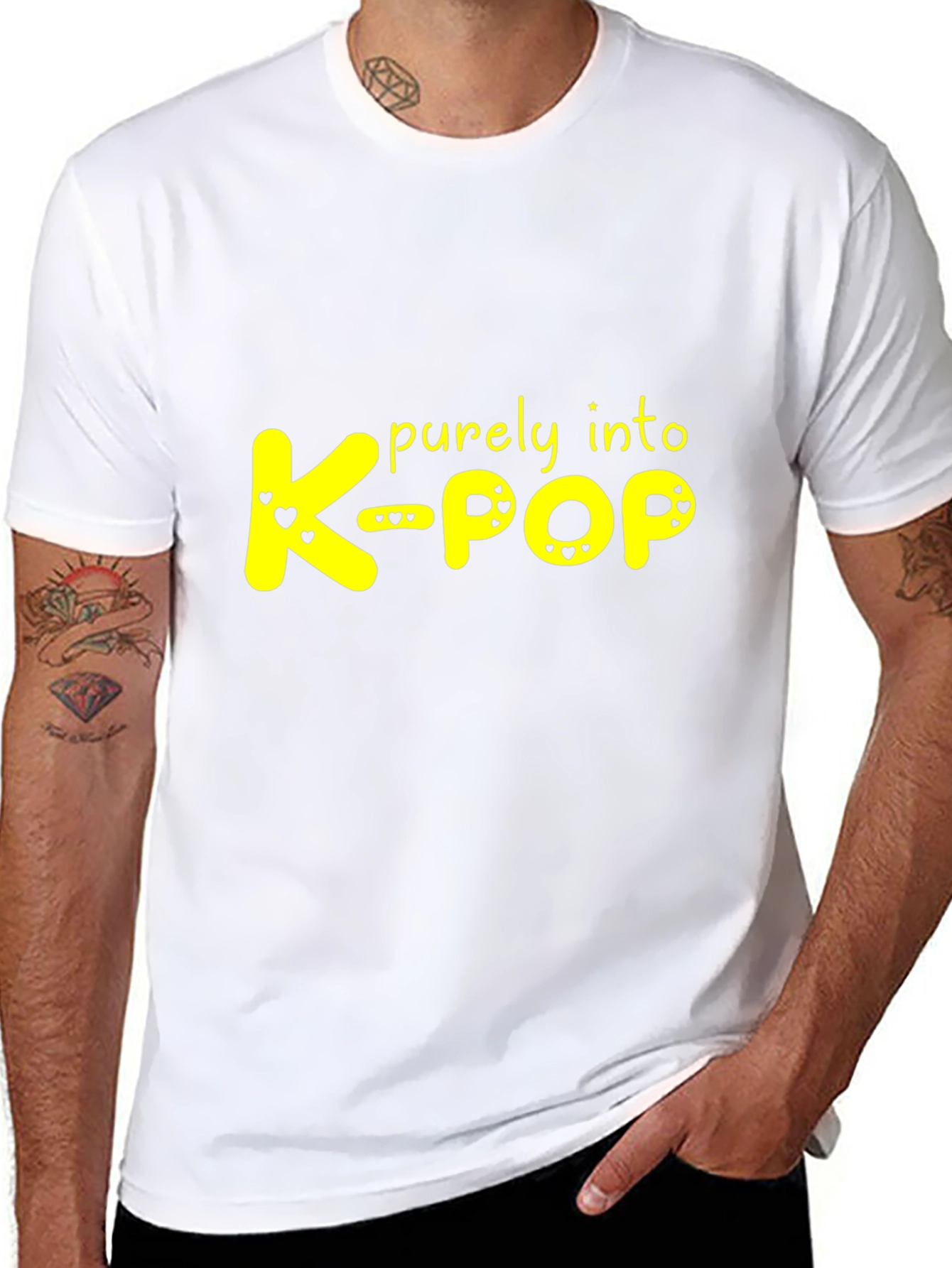 Purely Into K-Pop Black T-Shirt