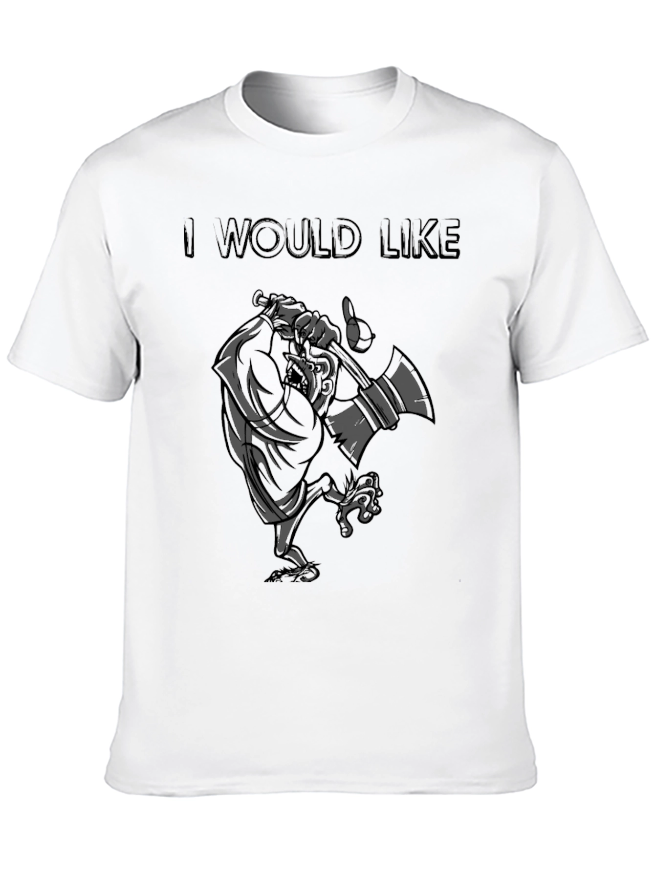 Humorous Lumberjack Cartoon T-Shirt