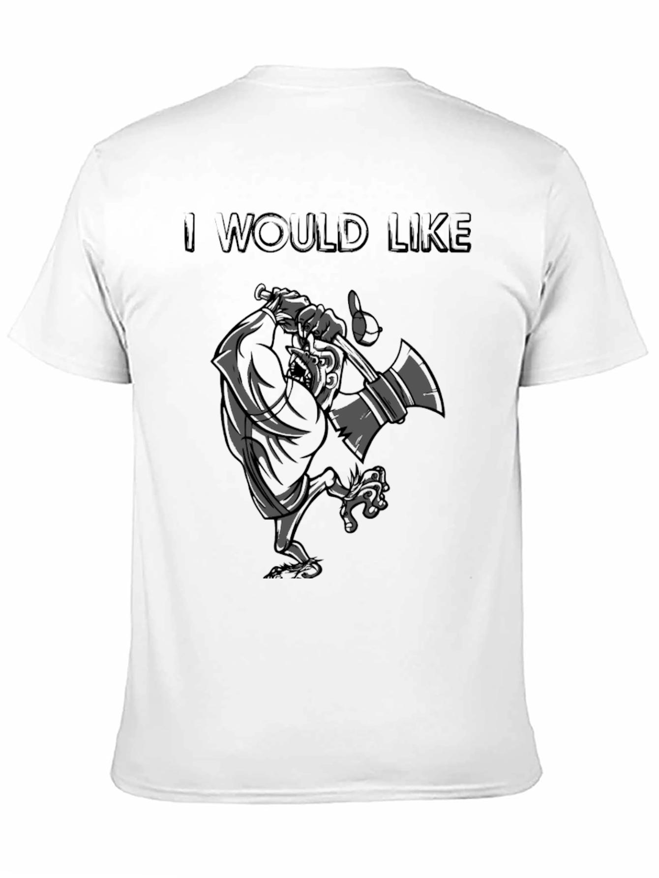 Humorous Lumberjack Cartoon T-Shirt