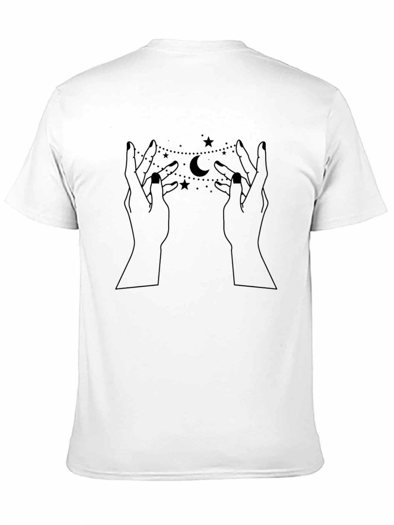Mystic Hands Graphic Tee - Unisex Black Shirt