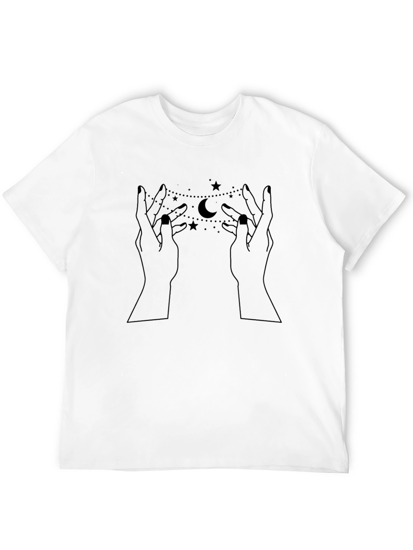 Mystic Hands Graphic Tee - Unisex Black Shirt
