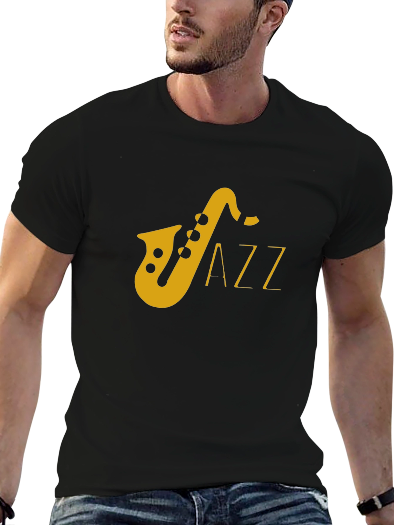 Jazz Saxophone T-Shirt - Classic Music Tee