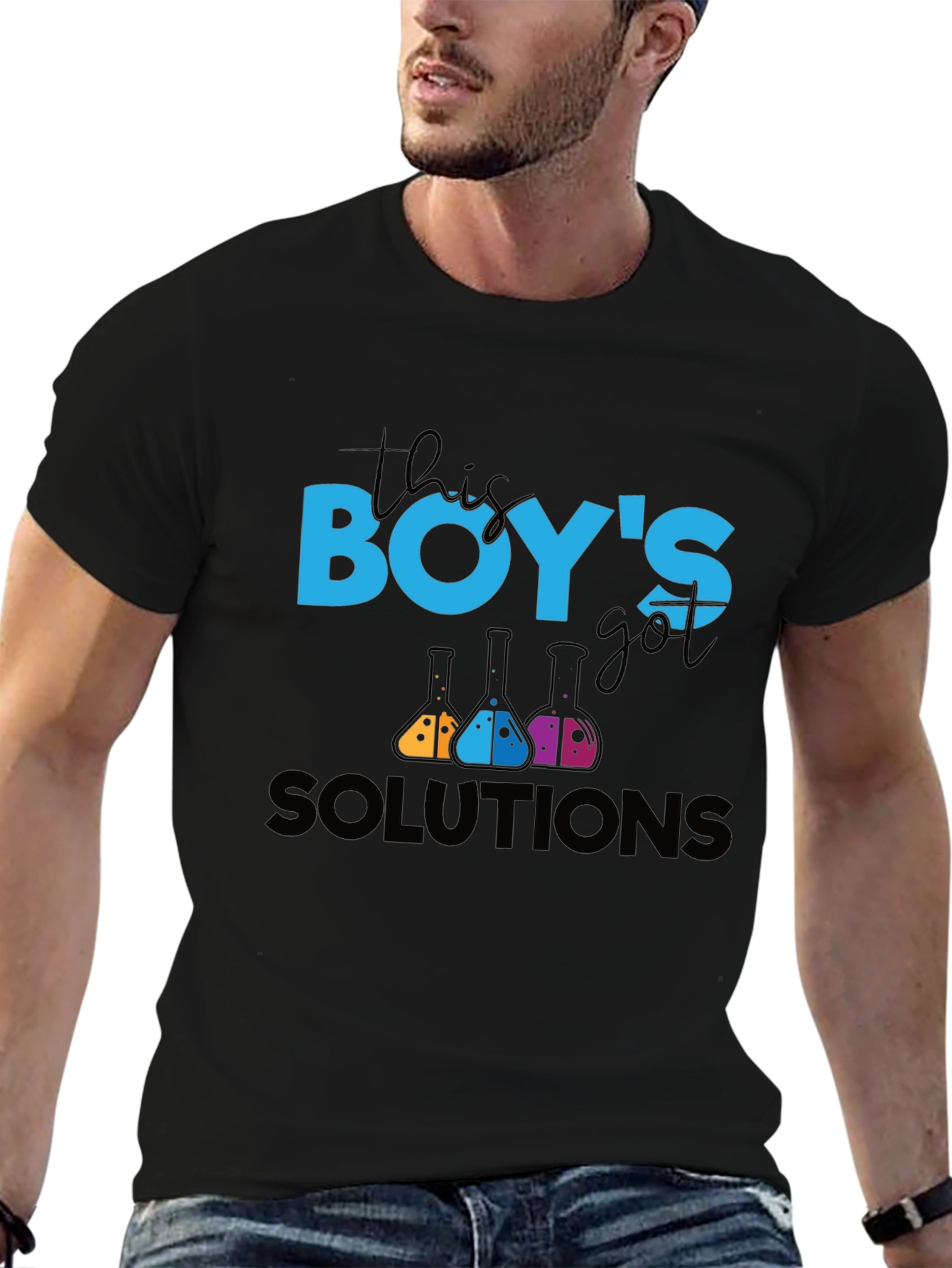 Boys Got Solutions Science T-Shirt