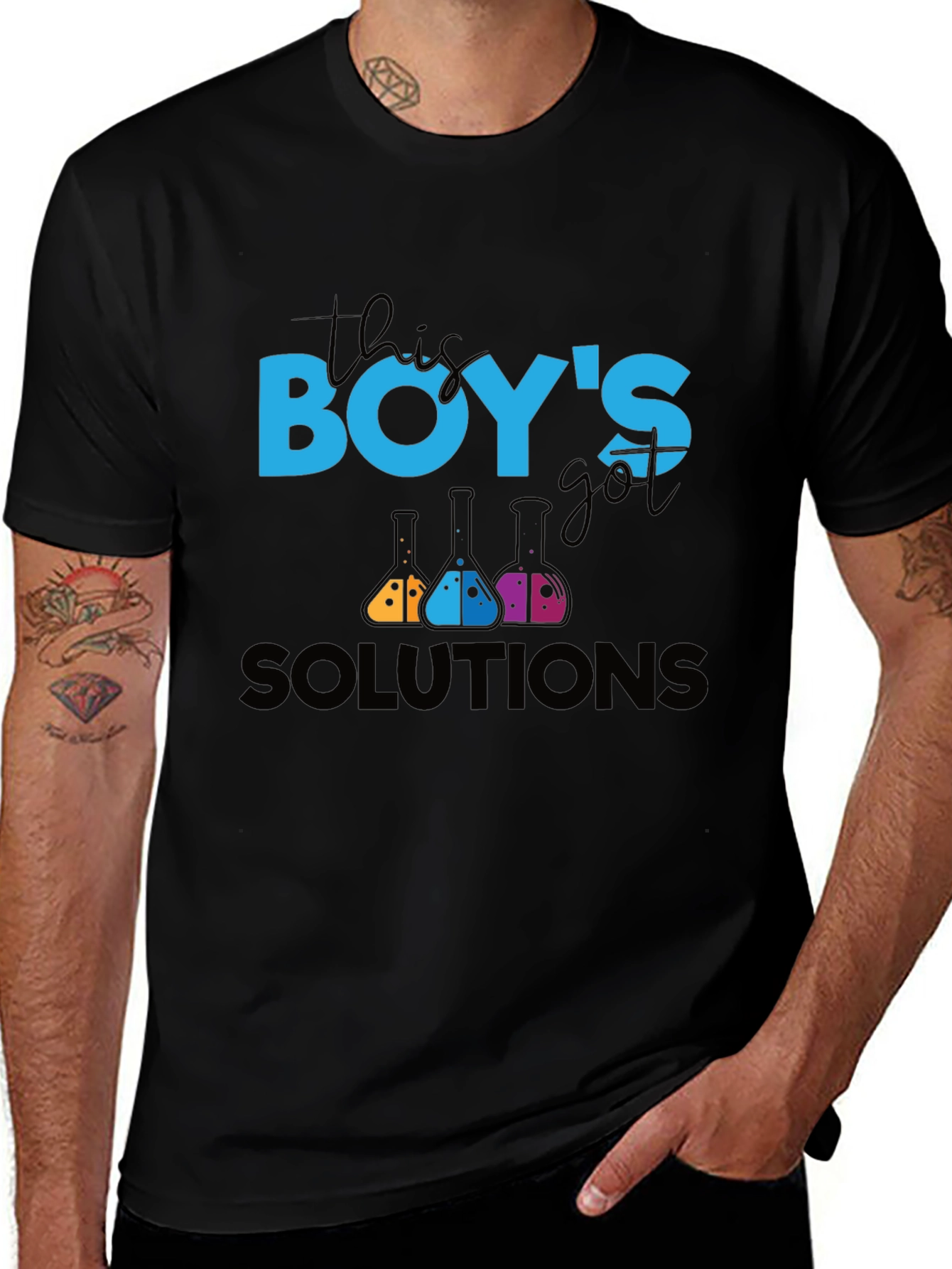 Boys Got Solutions Science T-Shirt