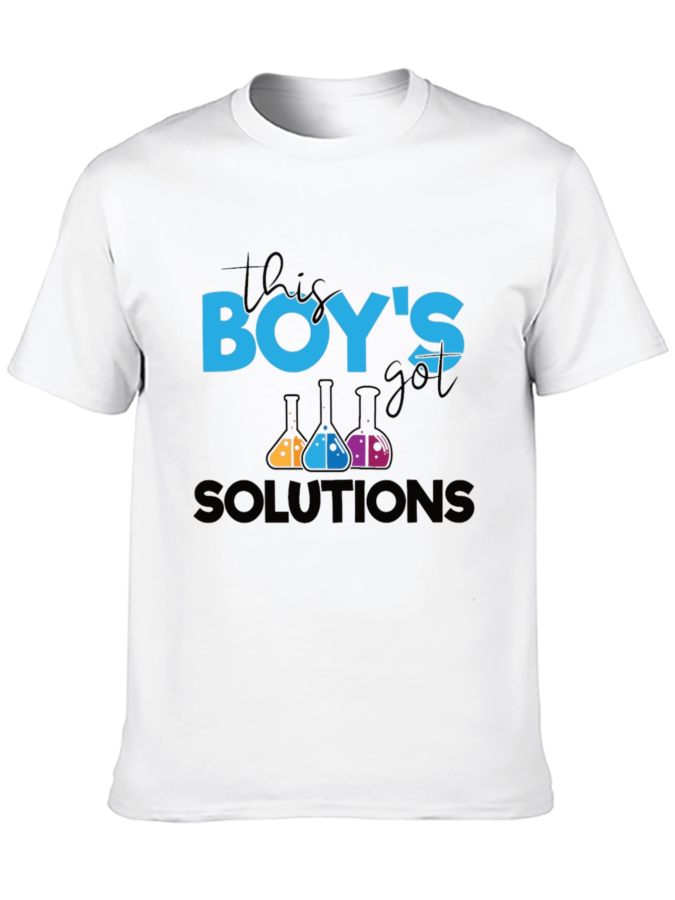 Boys Got Solutions Science T-Shirt