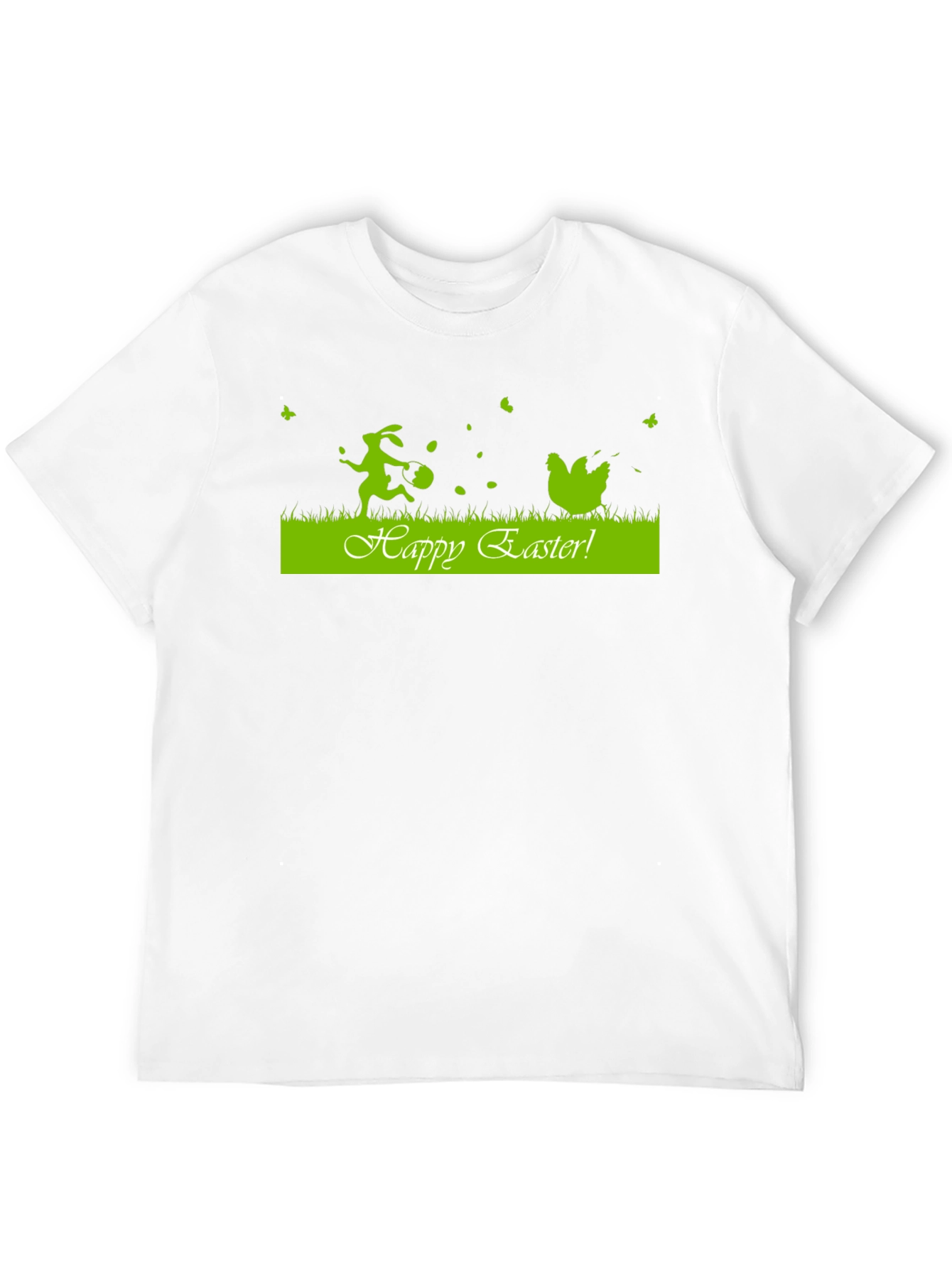 Happy Easter Graphic Tee - Black