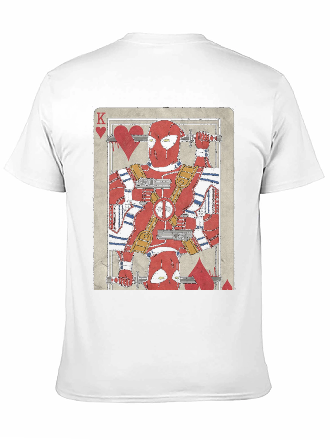 Deadpool King of Hearts Graphic T-Shirt