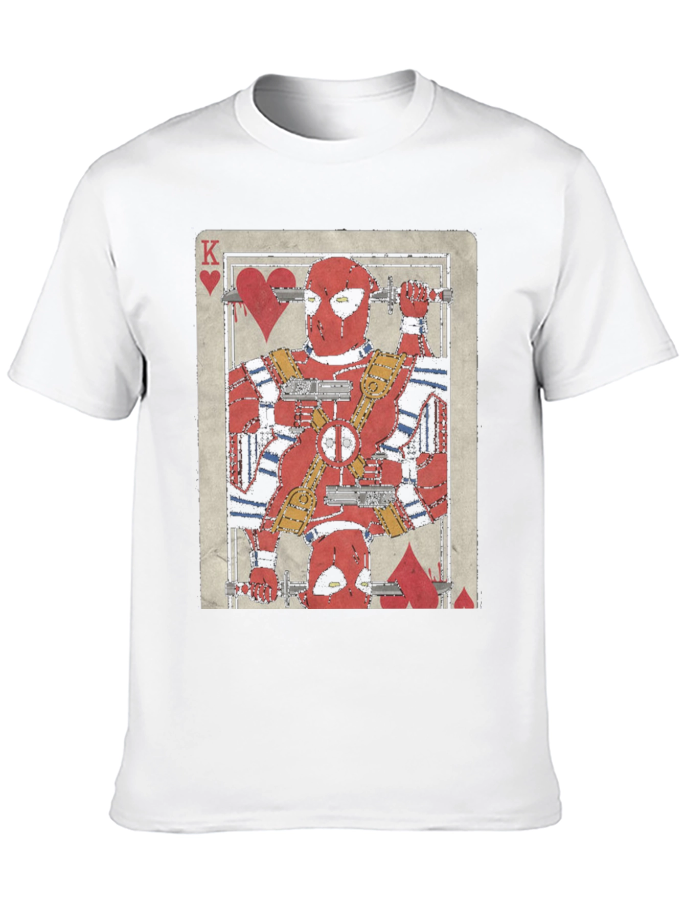 Deadpool King of Hearts Graphic T-Shirt