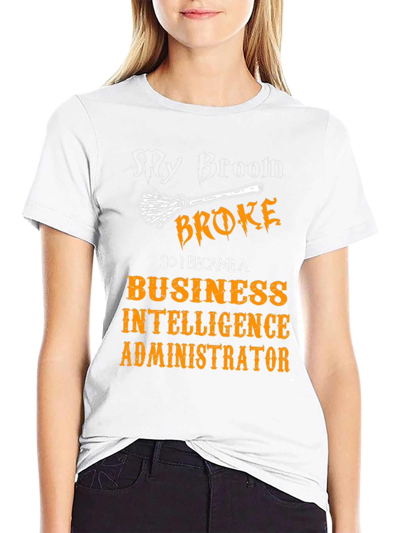 Funny Business Intelligence Admin Halloween T-Shirt