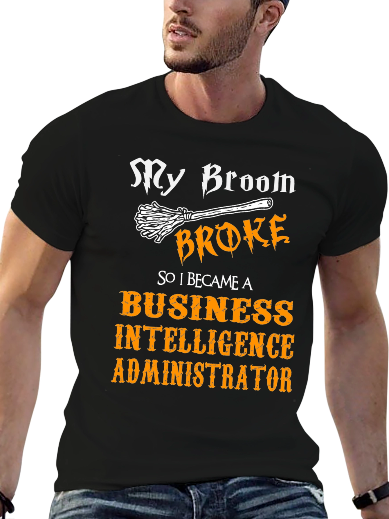 Funny Business Intelligence Admin Halloween T-Shirt