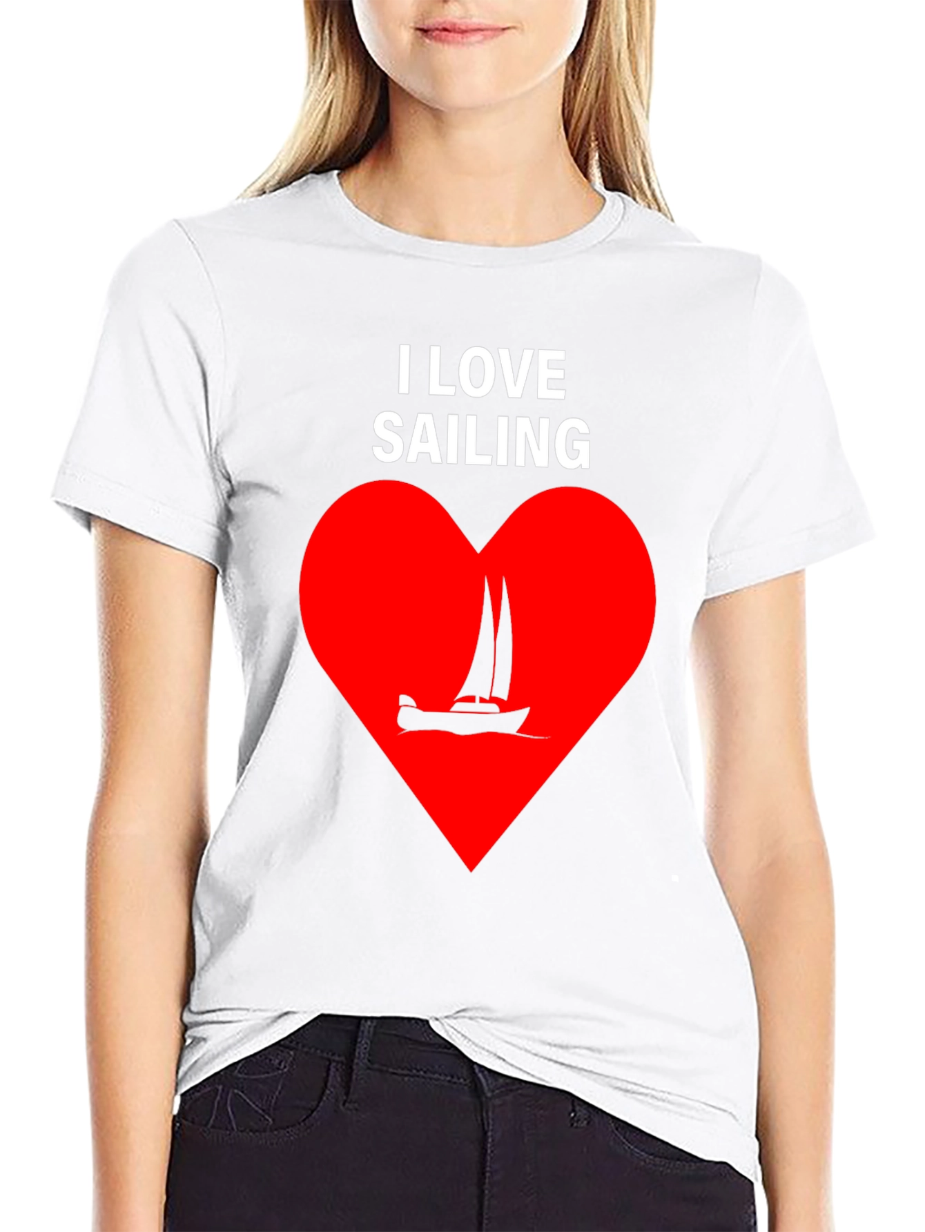 I Love Sailing Graphic T-Shirt