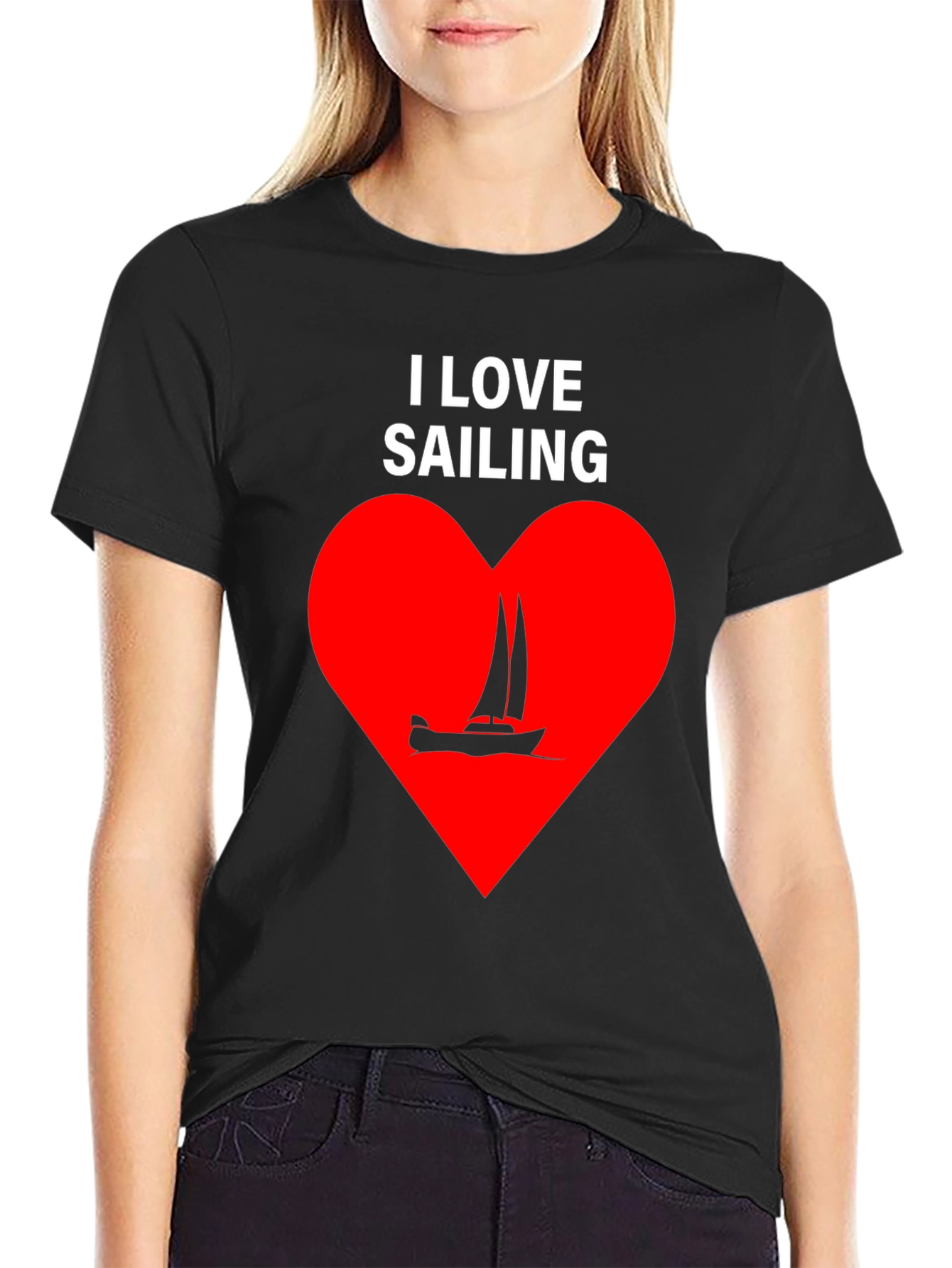 I Love Sailing Graphic T-Shirt