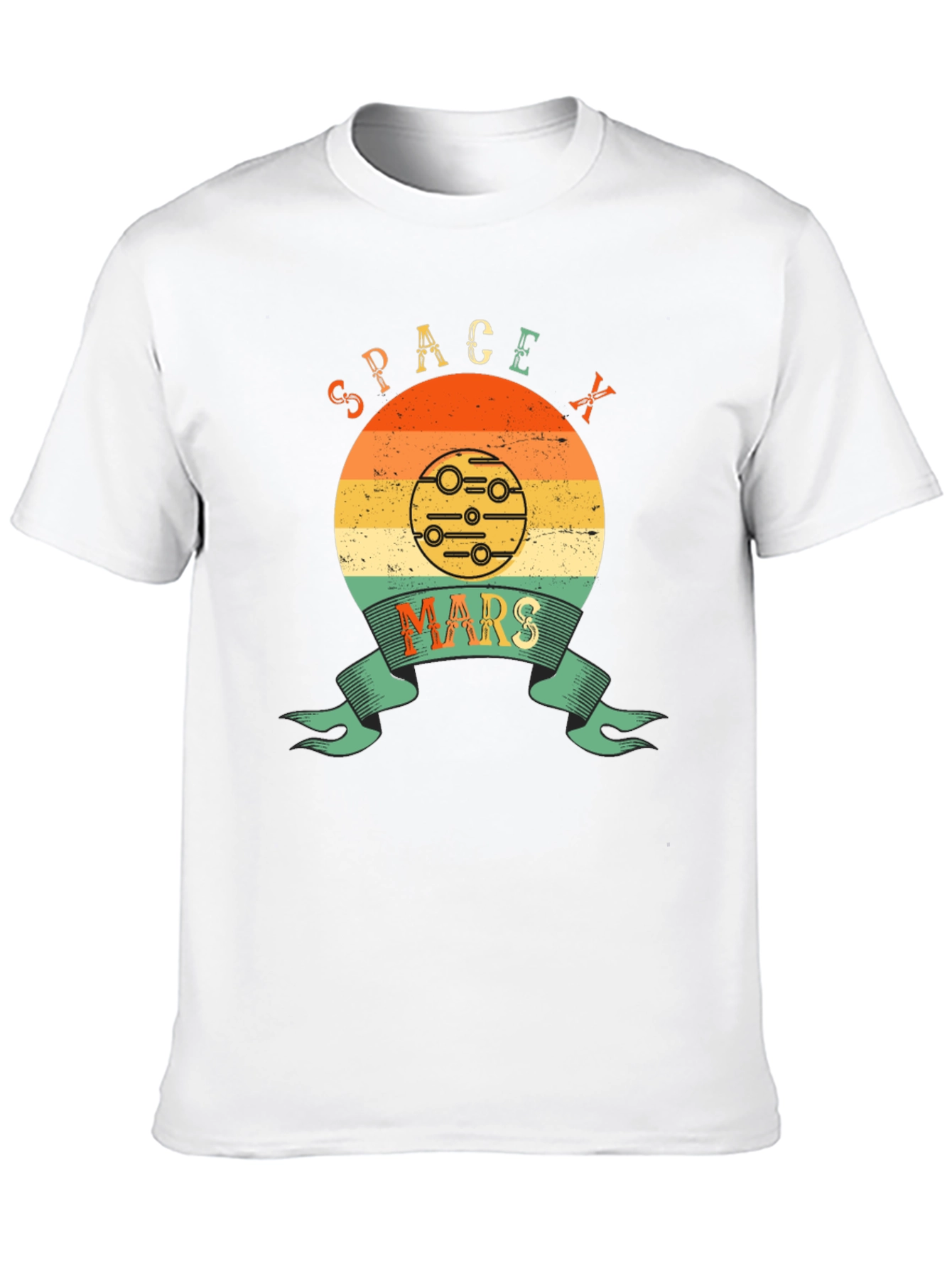 SpaceX Mars Retro Graphic T-Shirt