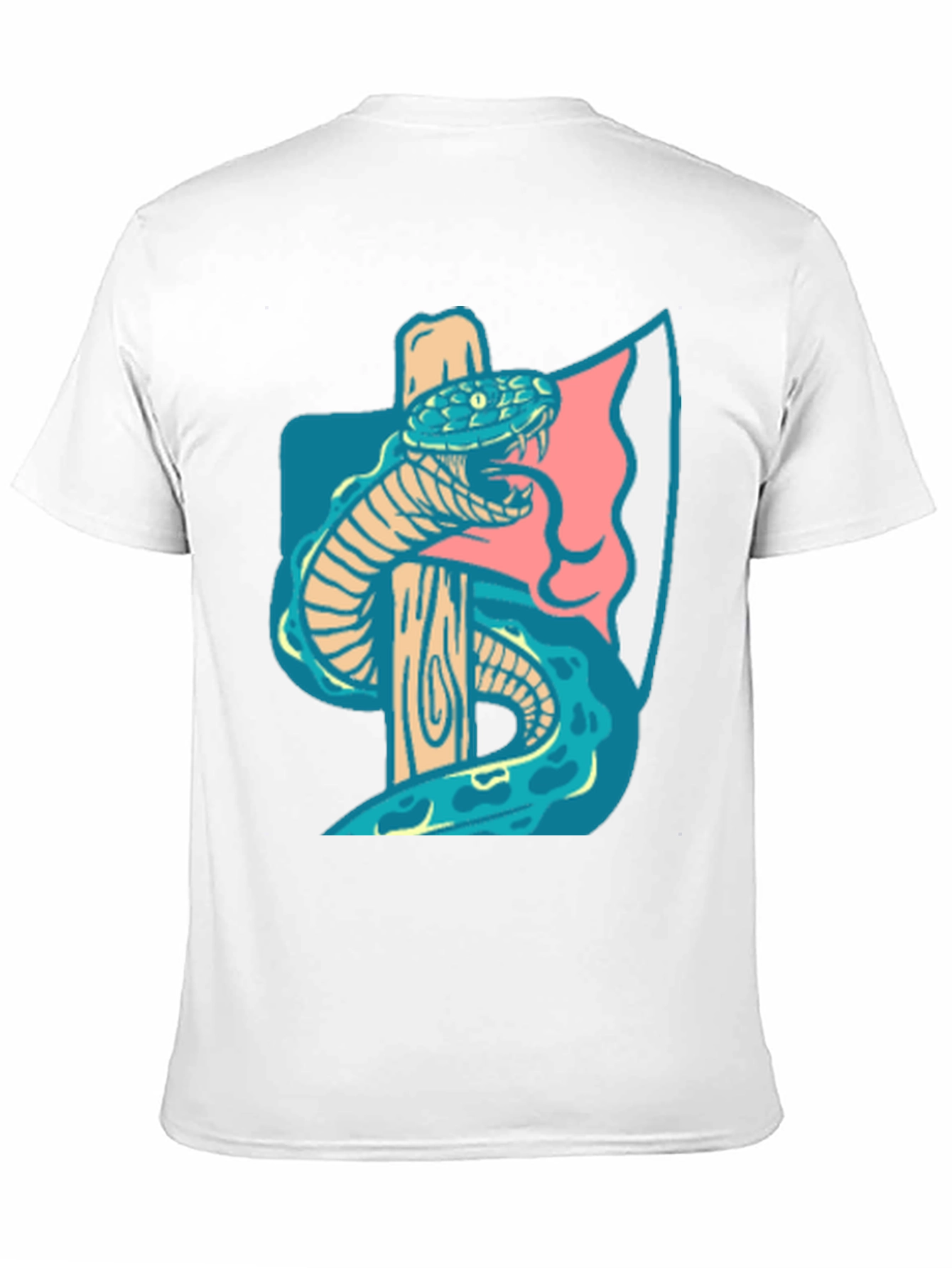 Axe & Snake Graphic Tee - Cool Casual Style