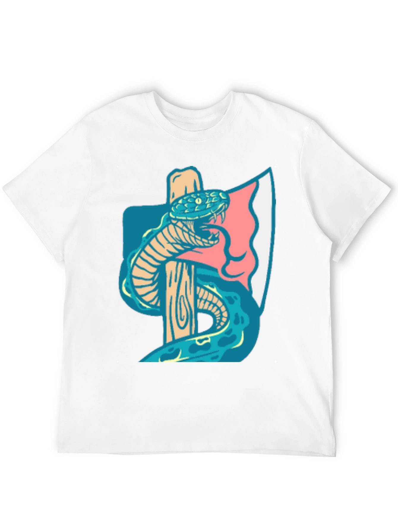Axe & Snake Graphic Tee - Cool Casual Style
