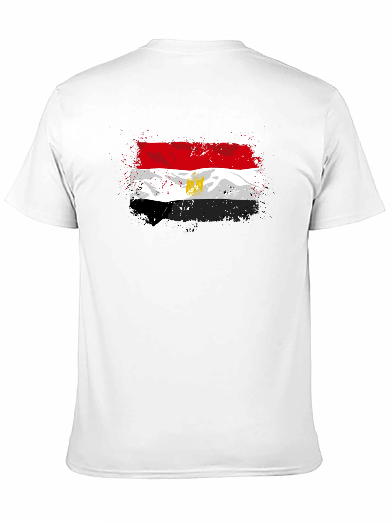 Egypt Flag Graphic T-Shirt - Black Cotton Tee