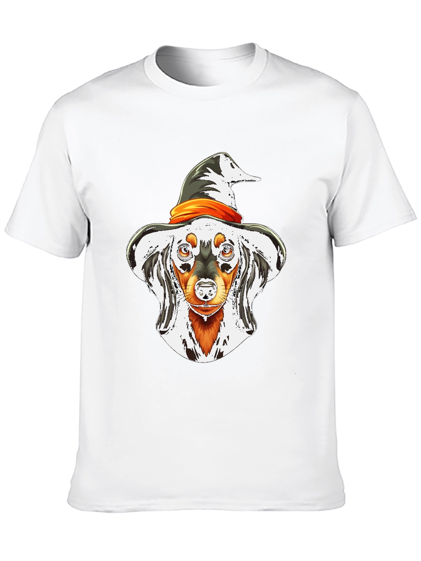 Halloween Dachshund Witch T-Shirt