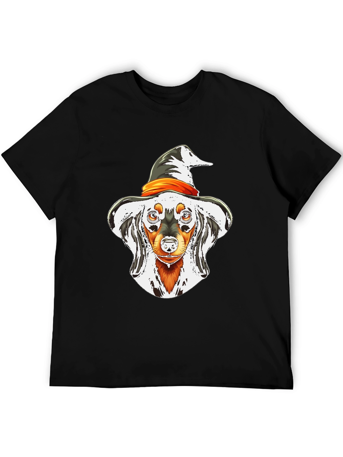 Halloween Dachshund Witch T-Shirt