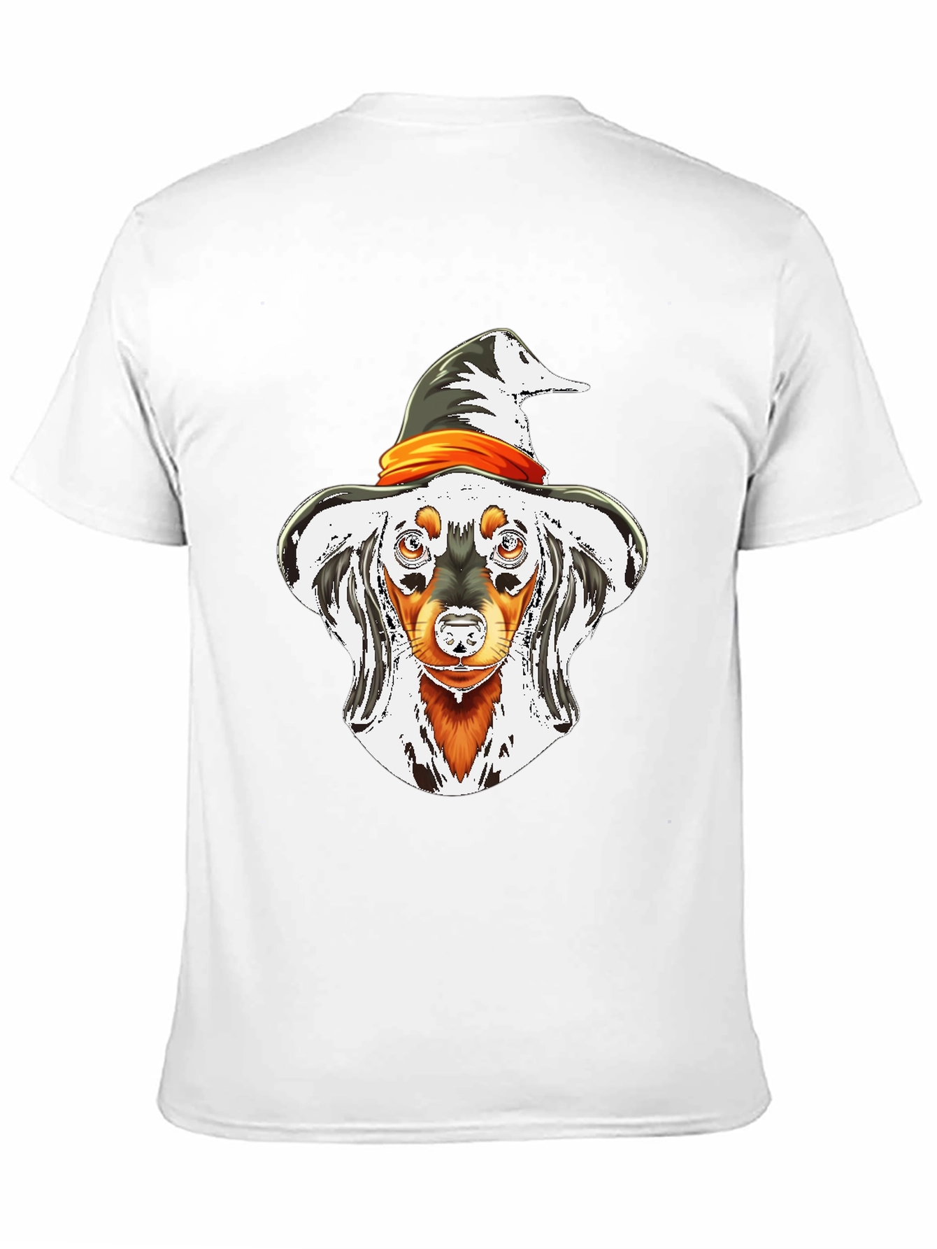 Halloween Dachshund Witch T-Shirt